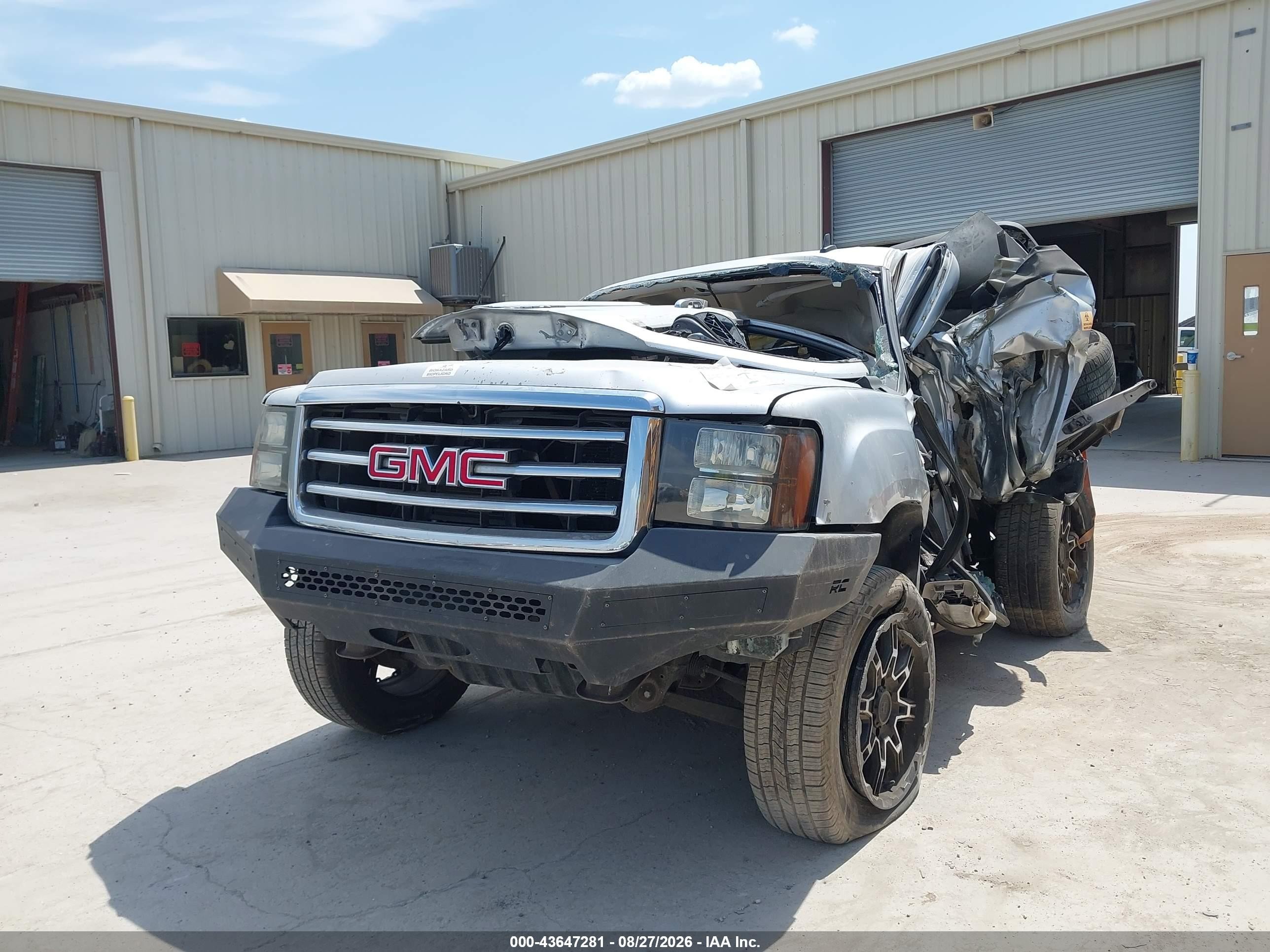 2013 Gmc Sierra 1500 Sle Серебряный vin: 3GTP1VE04DG134240