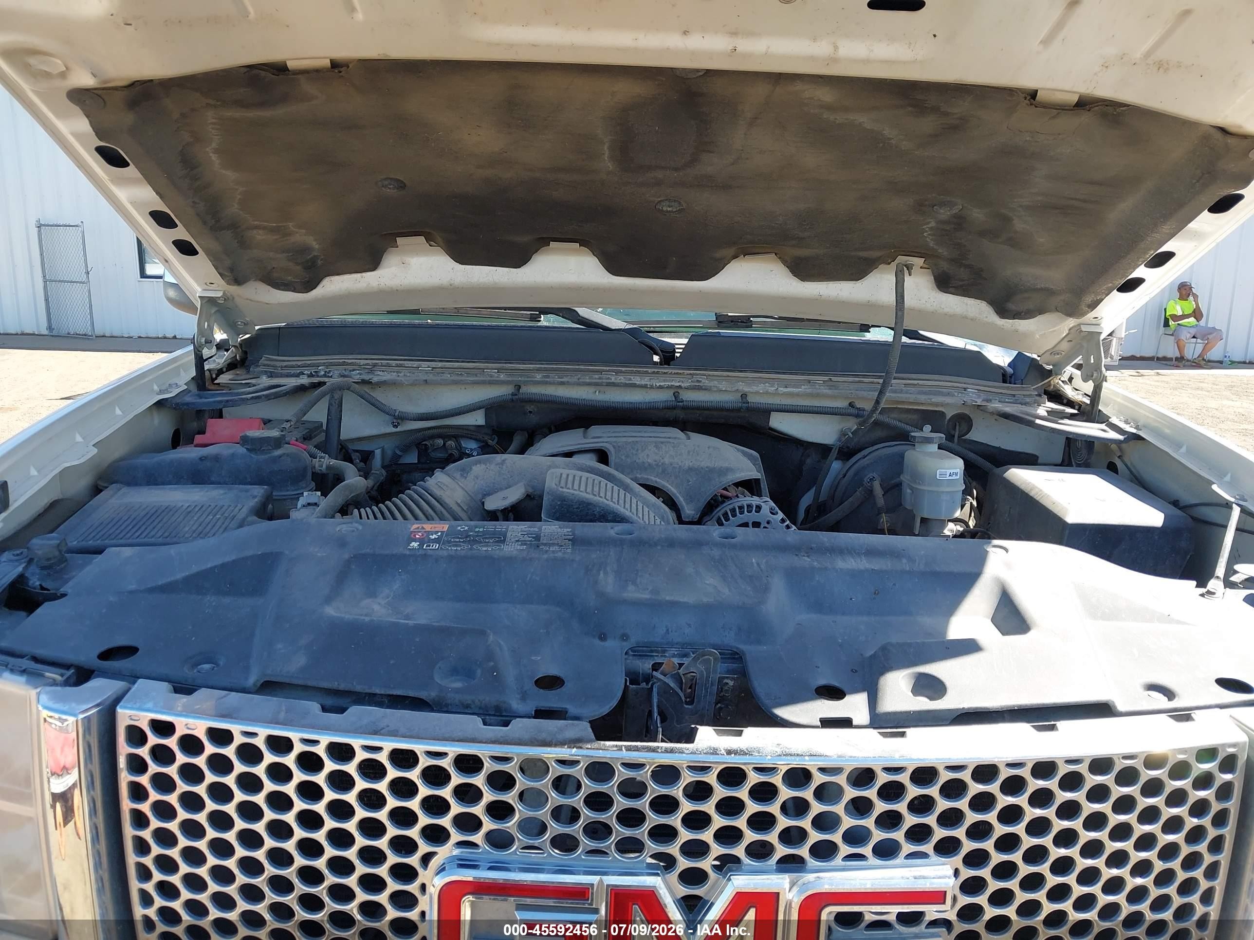 2013 Gmc Sierra 1500 Sle White vin: 3GTP1VE04DG327911