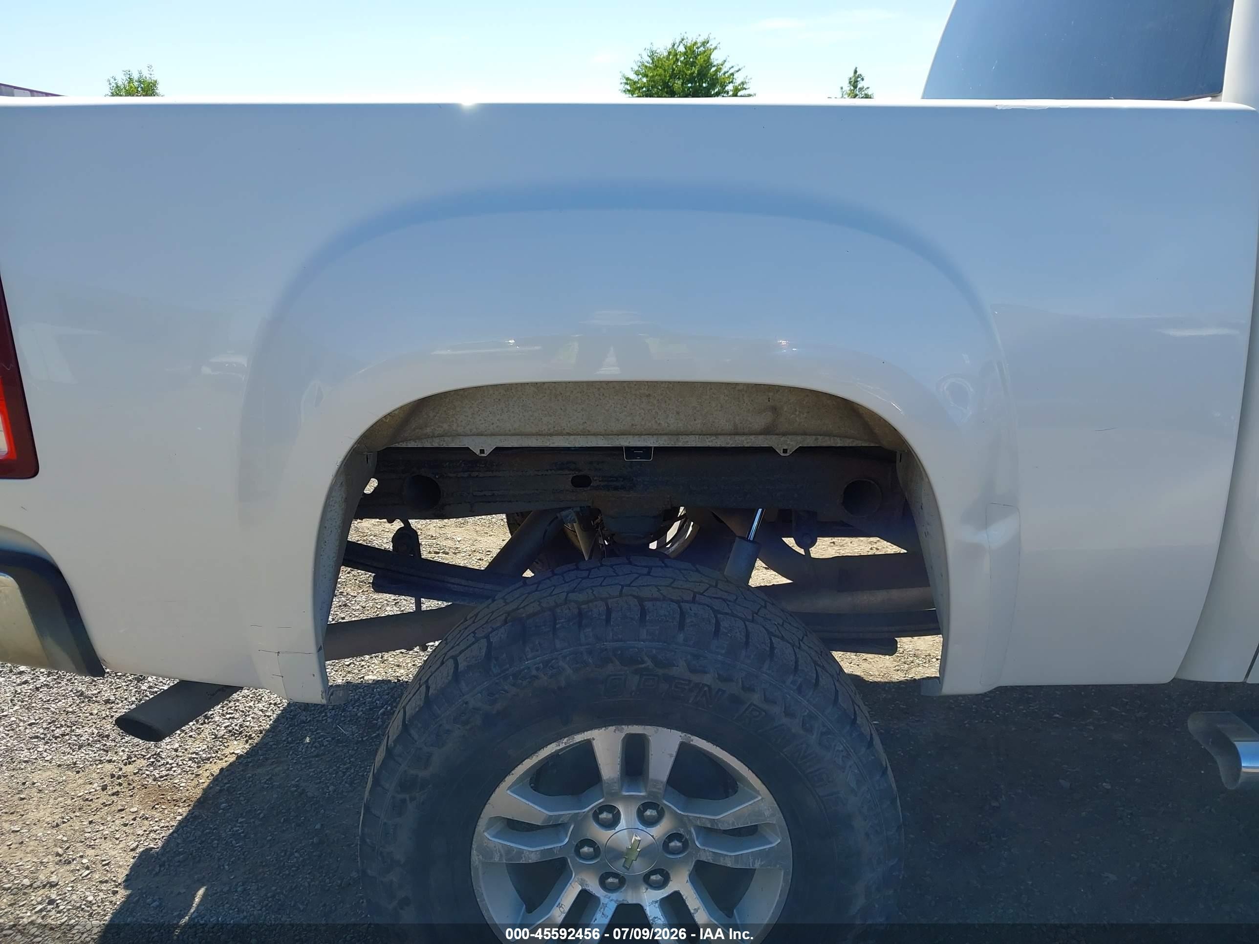 2013 Gmc Sierra 1500 Sle White vin: 3GTP1VE04DG327911