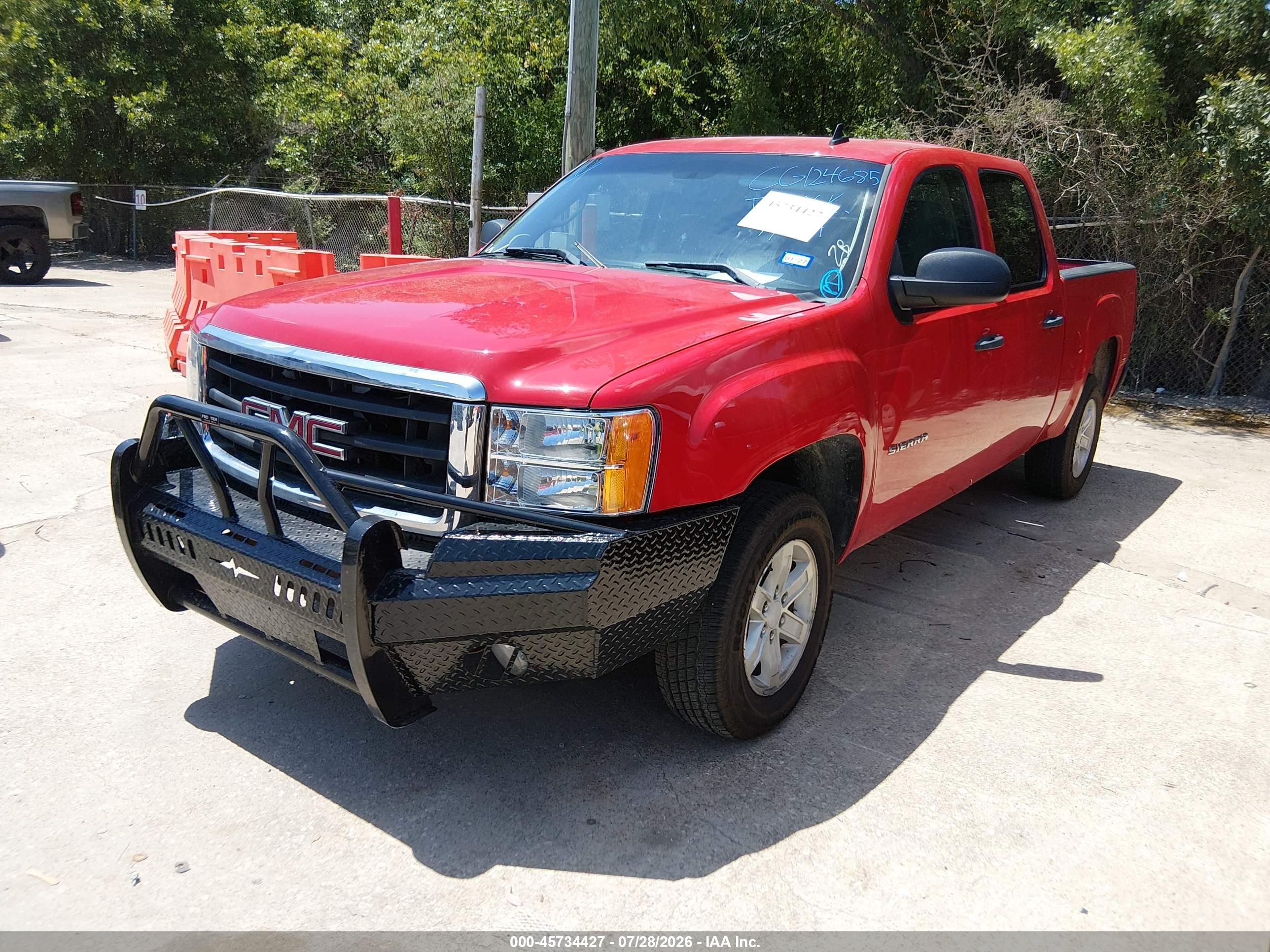 2012 Gmc Sierra 1500 Sle Red vin: 3GTP1VE05CG124685