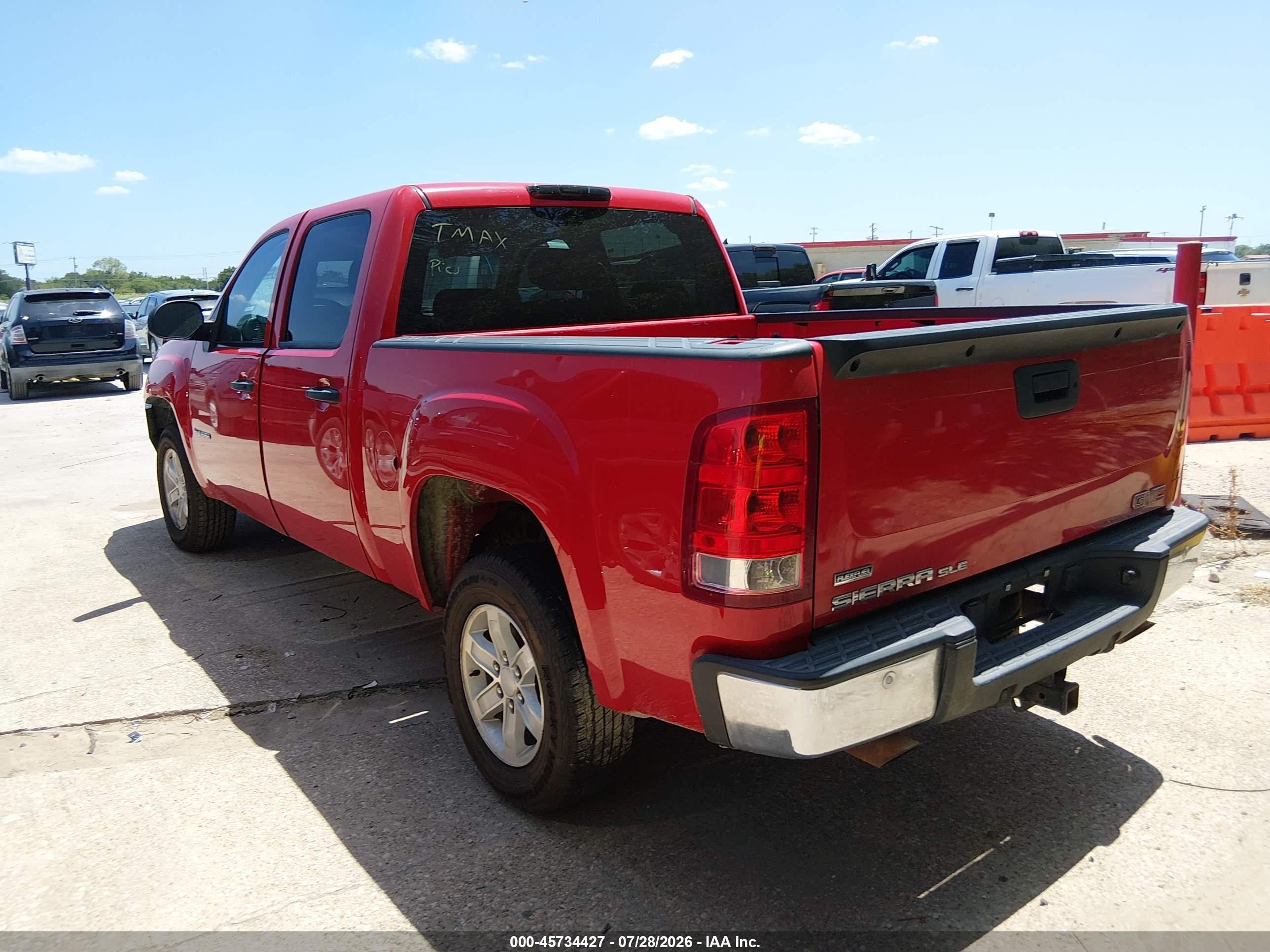 2012 Gmc Sierra 1500 Sle Red vin: 3GTP1VE05CG124685