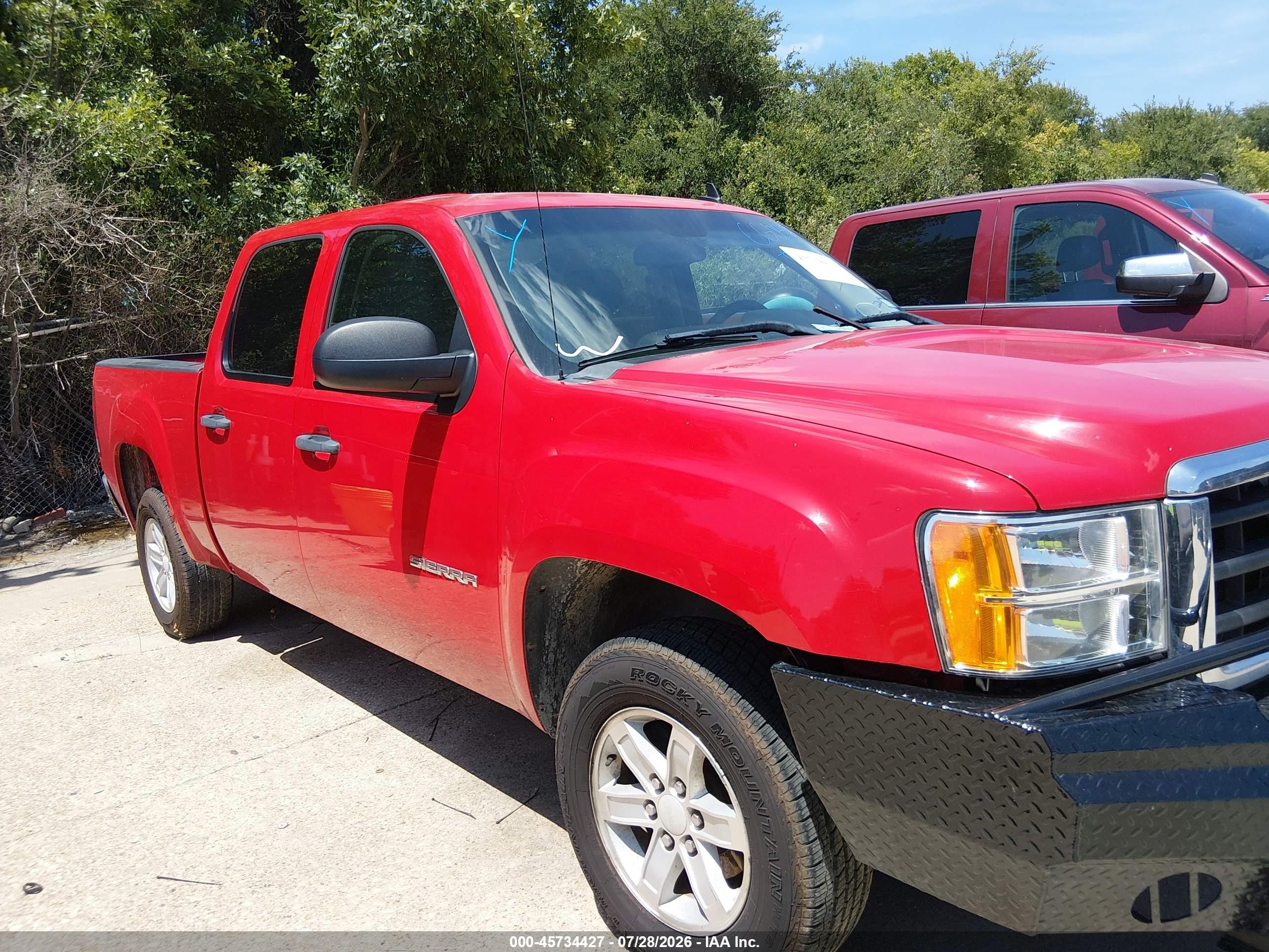 2012 Gmc Sierra 1500 Sle Red vin: 3GTP1VE05CG124685