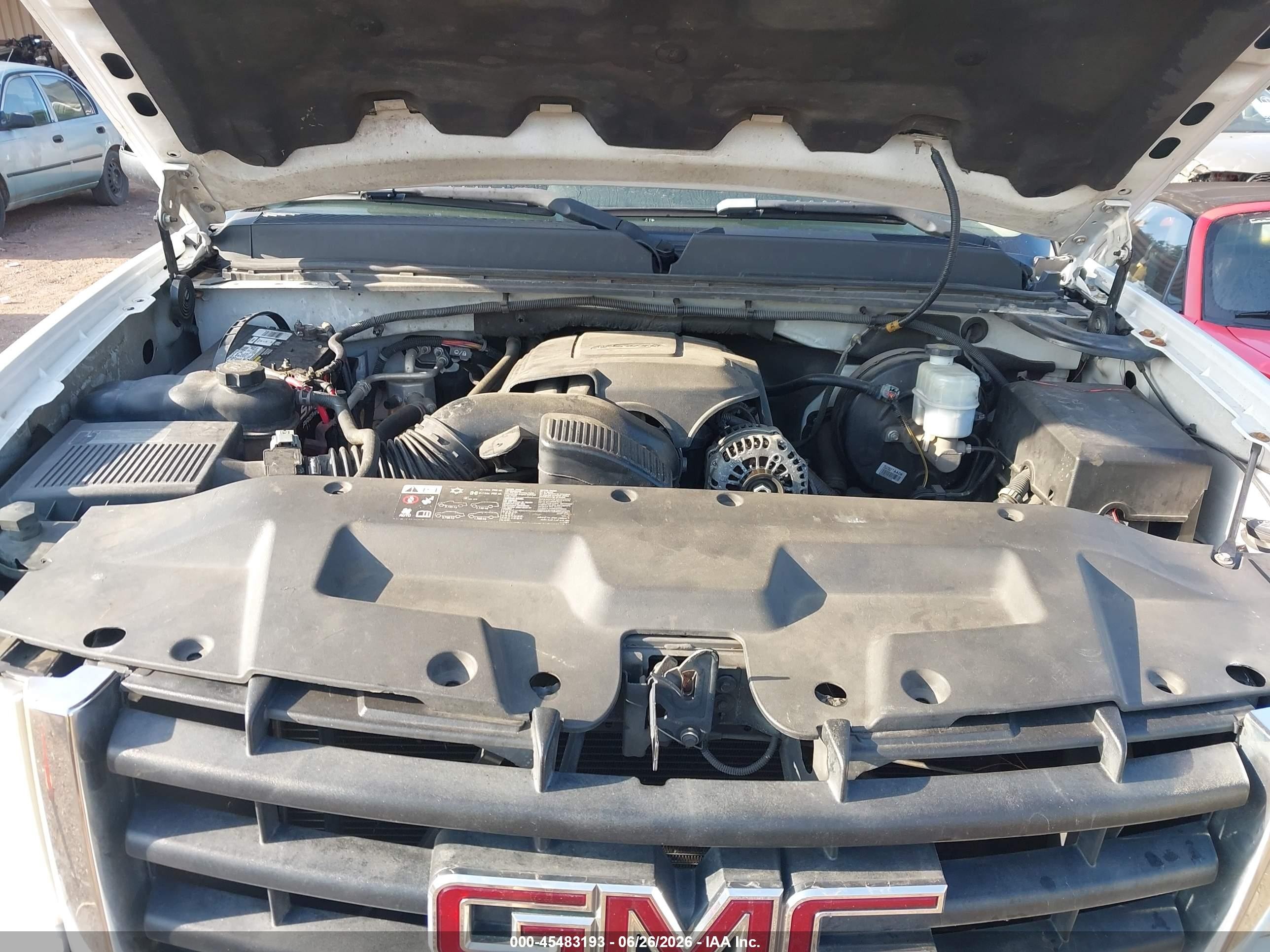 2012 Gmc Sierra 1500 Sle White vin: 3GTP1VE05CG235222