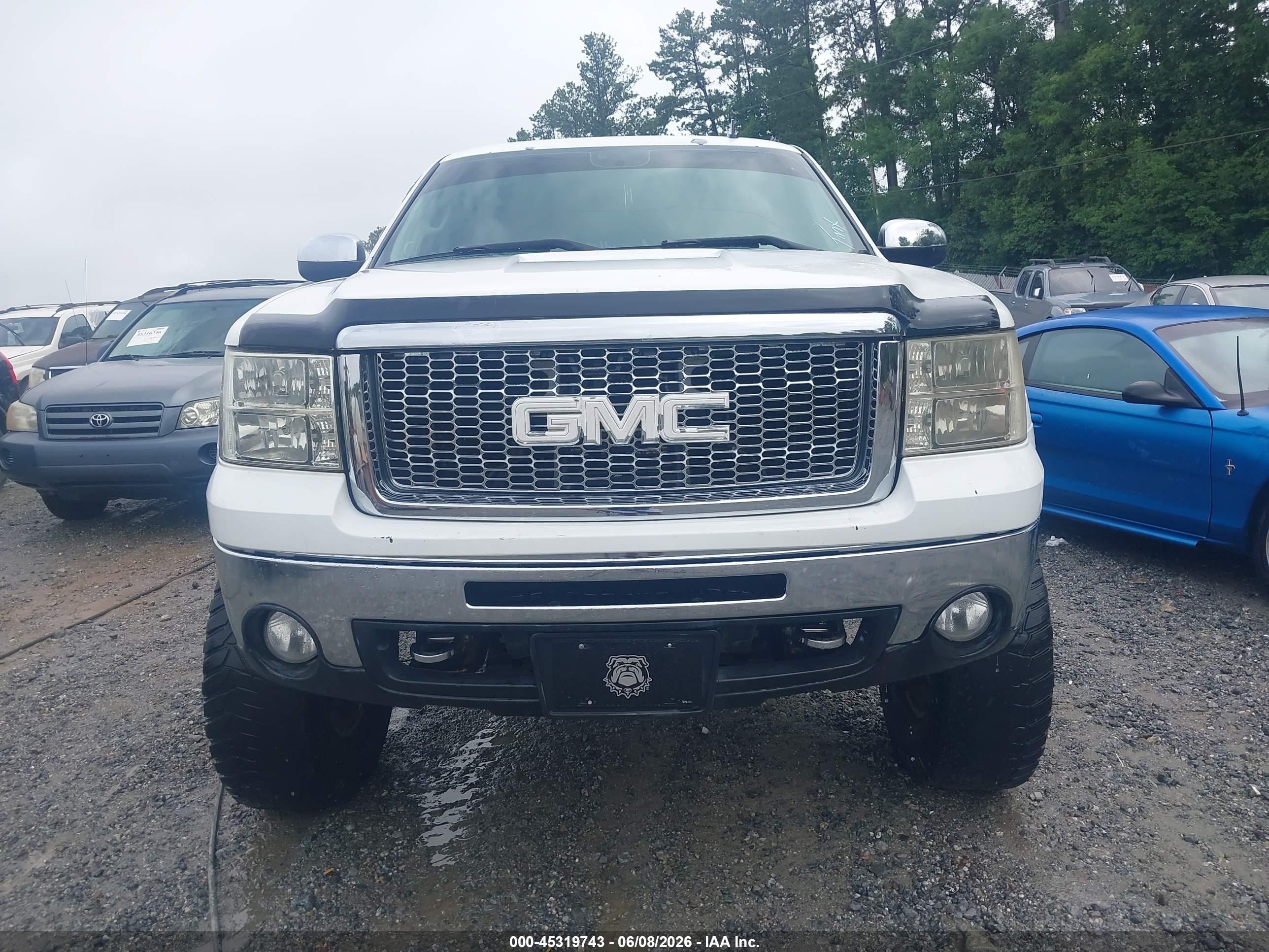 2013 Gmc Sierra 1500 Sle White vin: 3GTP1VE05DG111372