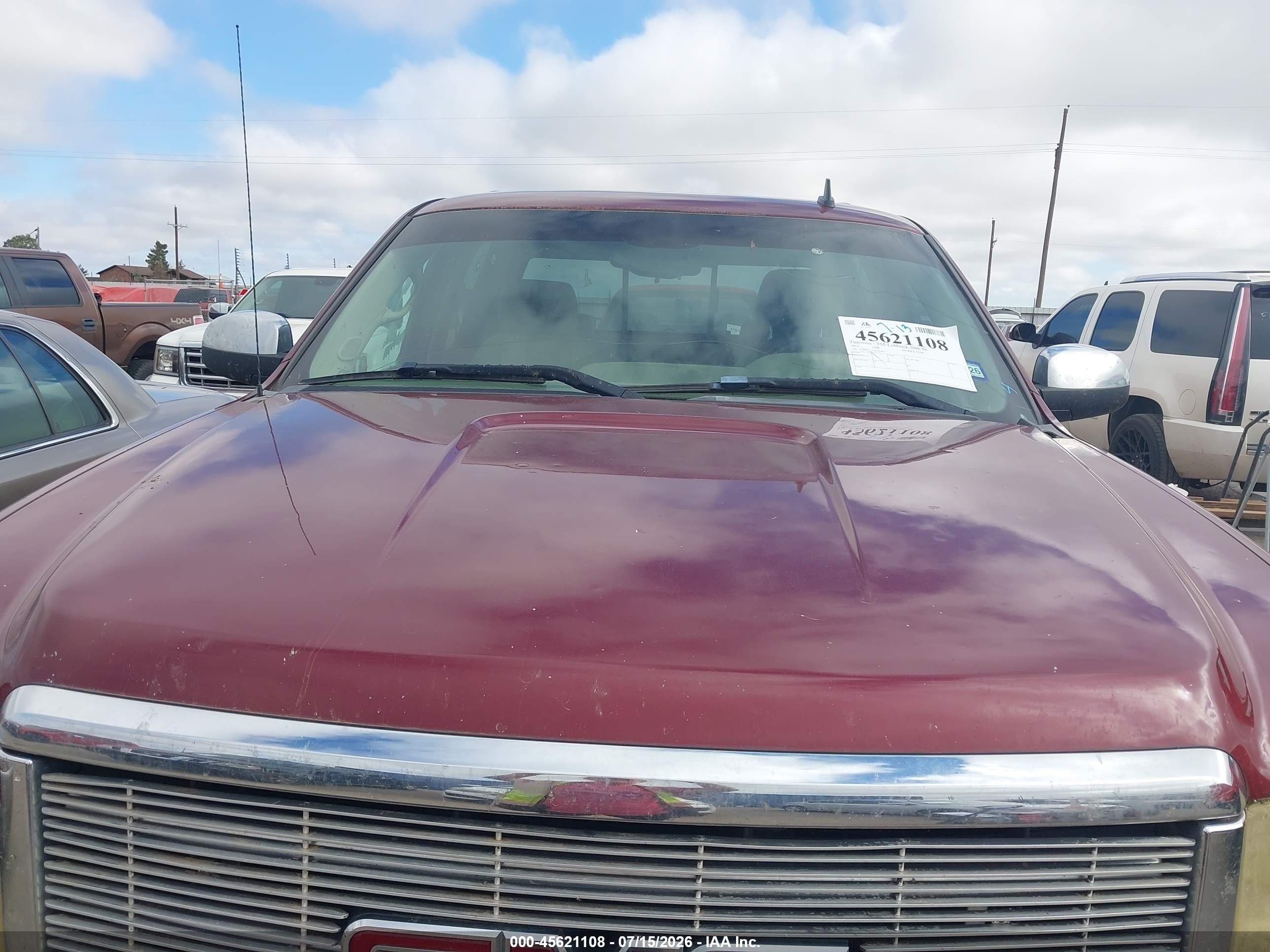 2013 Gmc Sierra 1500 Sle Burgundy vin: 3GTP1VE05DG236601