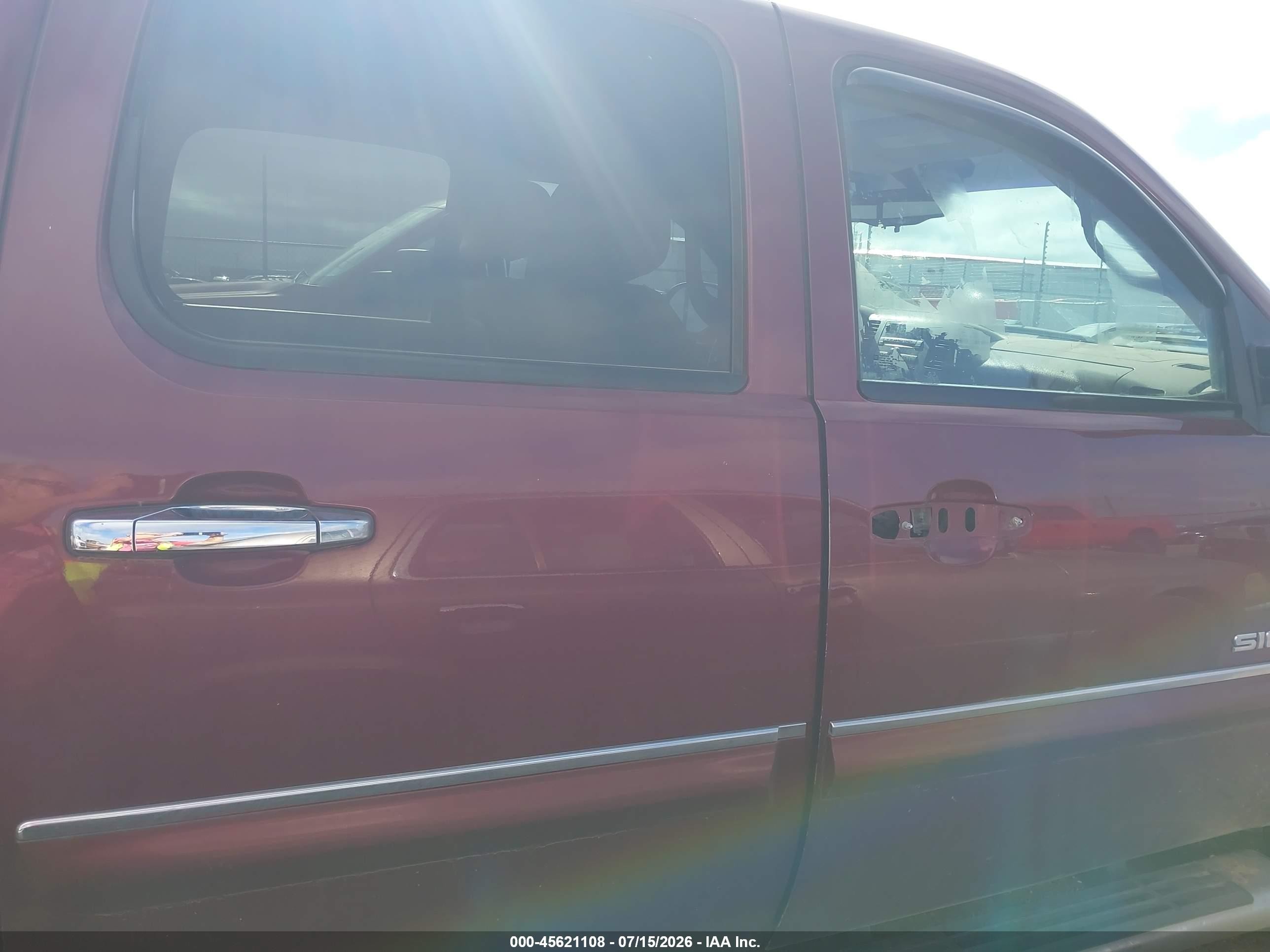 2013 Gmc Sierra 1500 Sle Burgundy vin: 3GTP1VE05DG236601