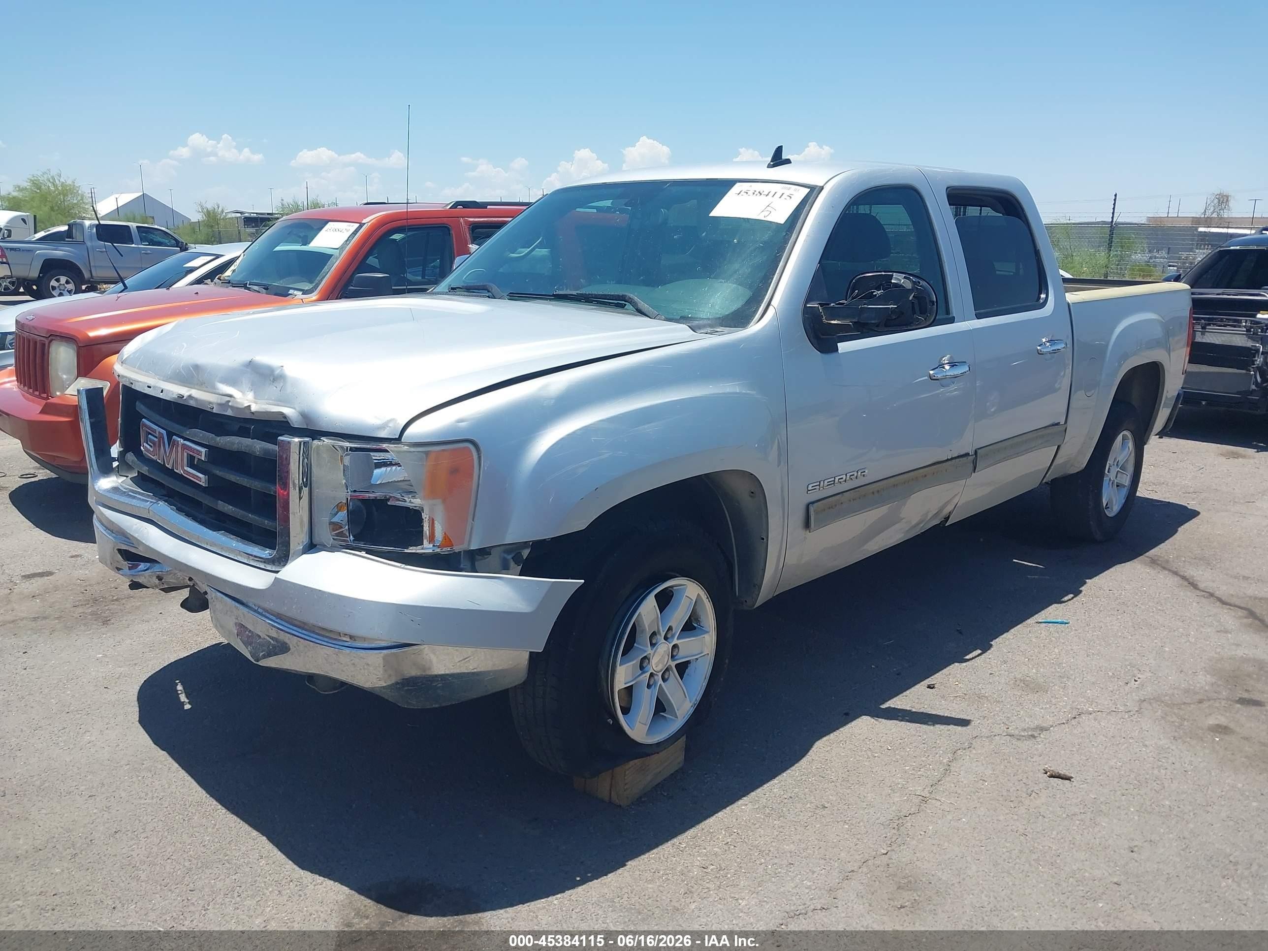 2011 Gmc Sierra 1500 Sle Silver vin: 3GTP1VE06BG302943