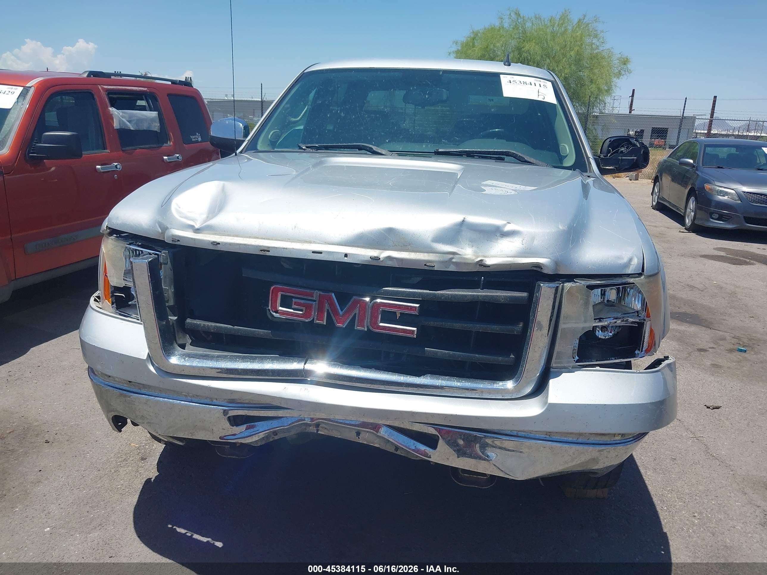 2011 Gmc Sierra 1500 Sle Silver vin: 3GTP1VE06BG302943