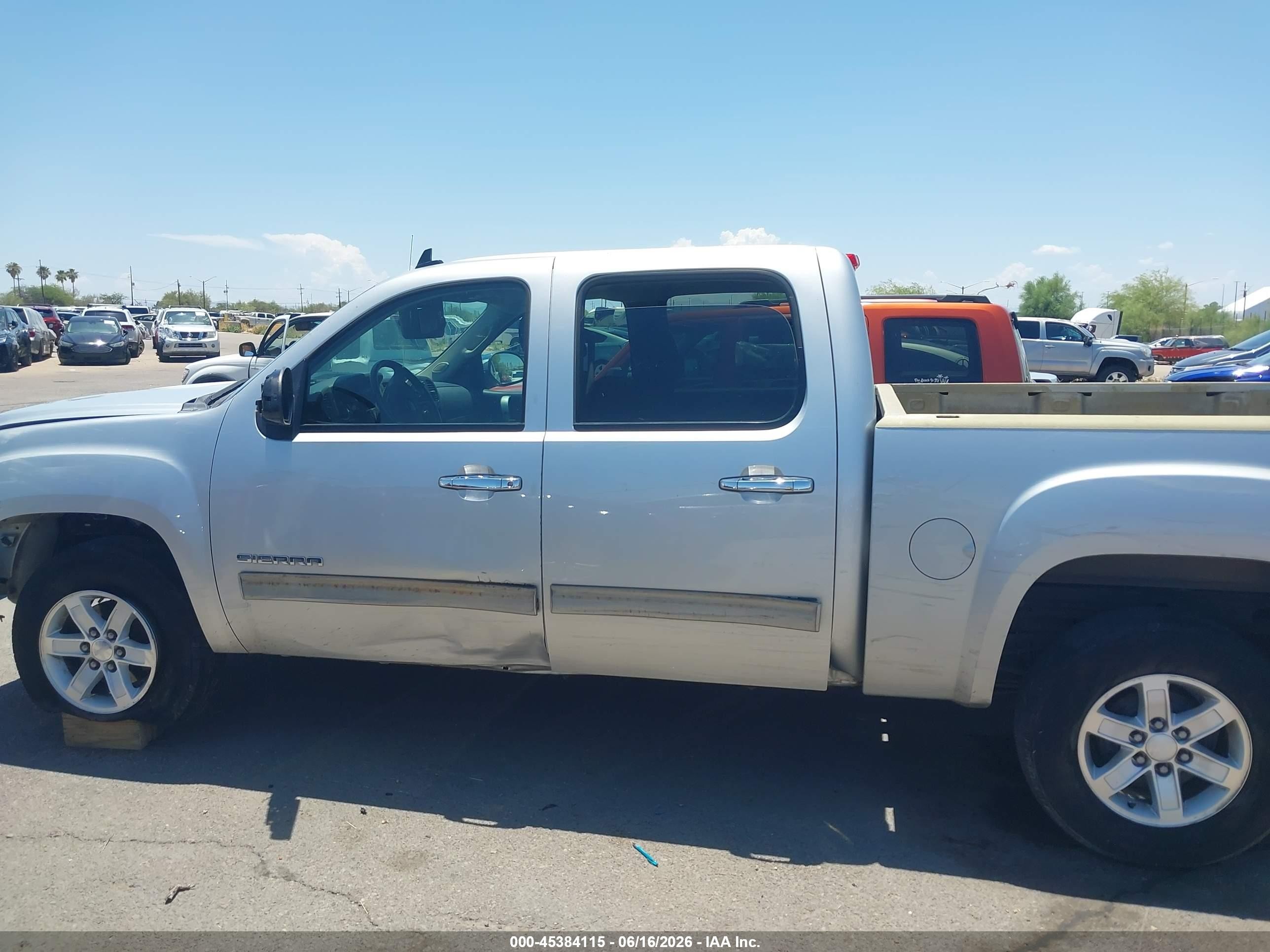 2011 Gmc Sierra 1500 Sle Silver vin: 3GTP1VE06BG302943