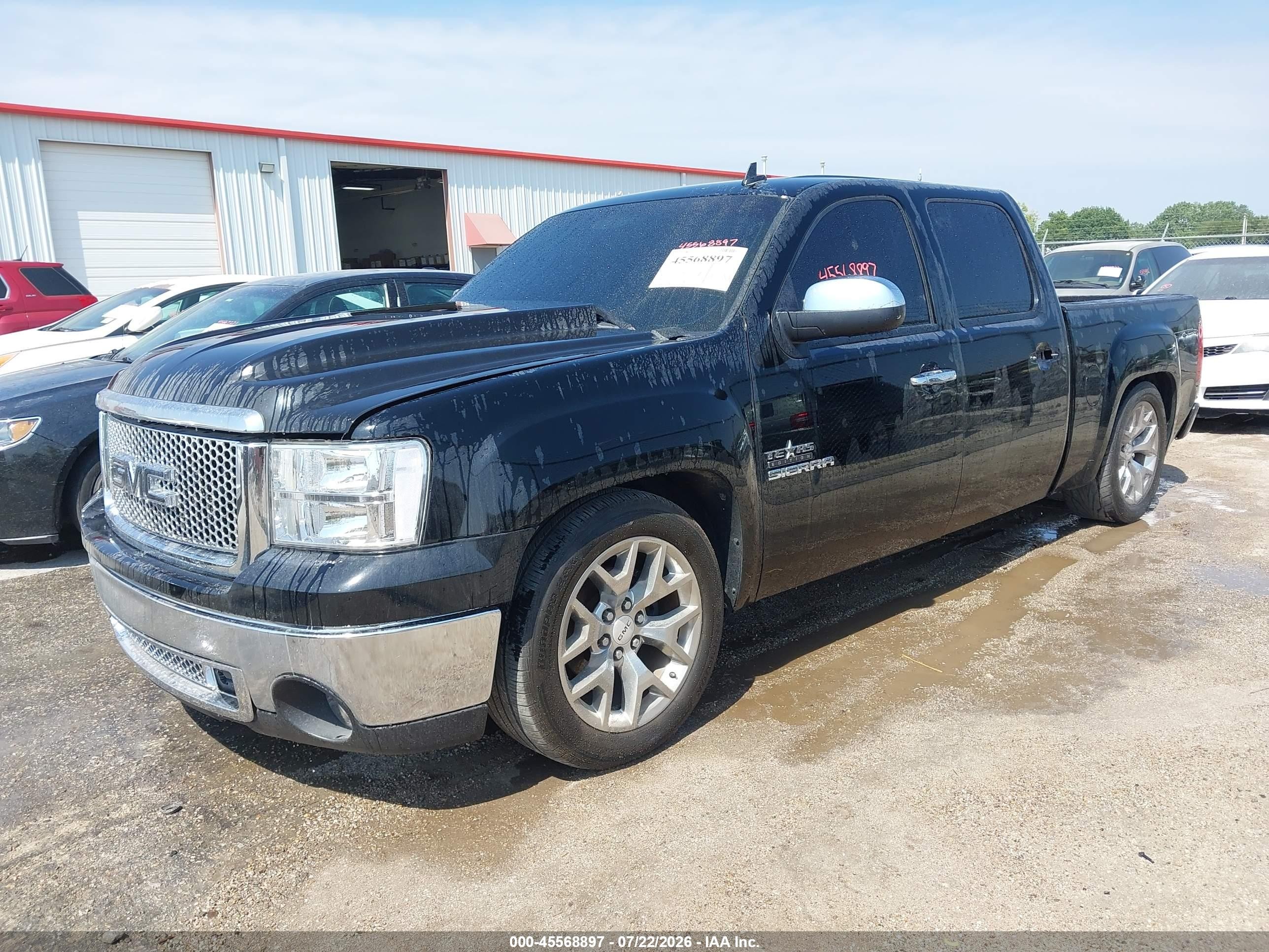 2012 Gmc Sierra 1500 Sle Черный vin: 3GTP1VE06CG244897