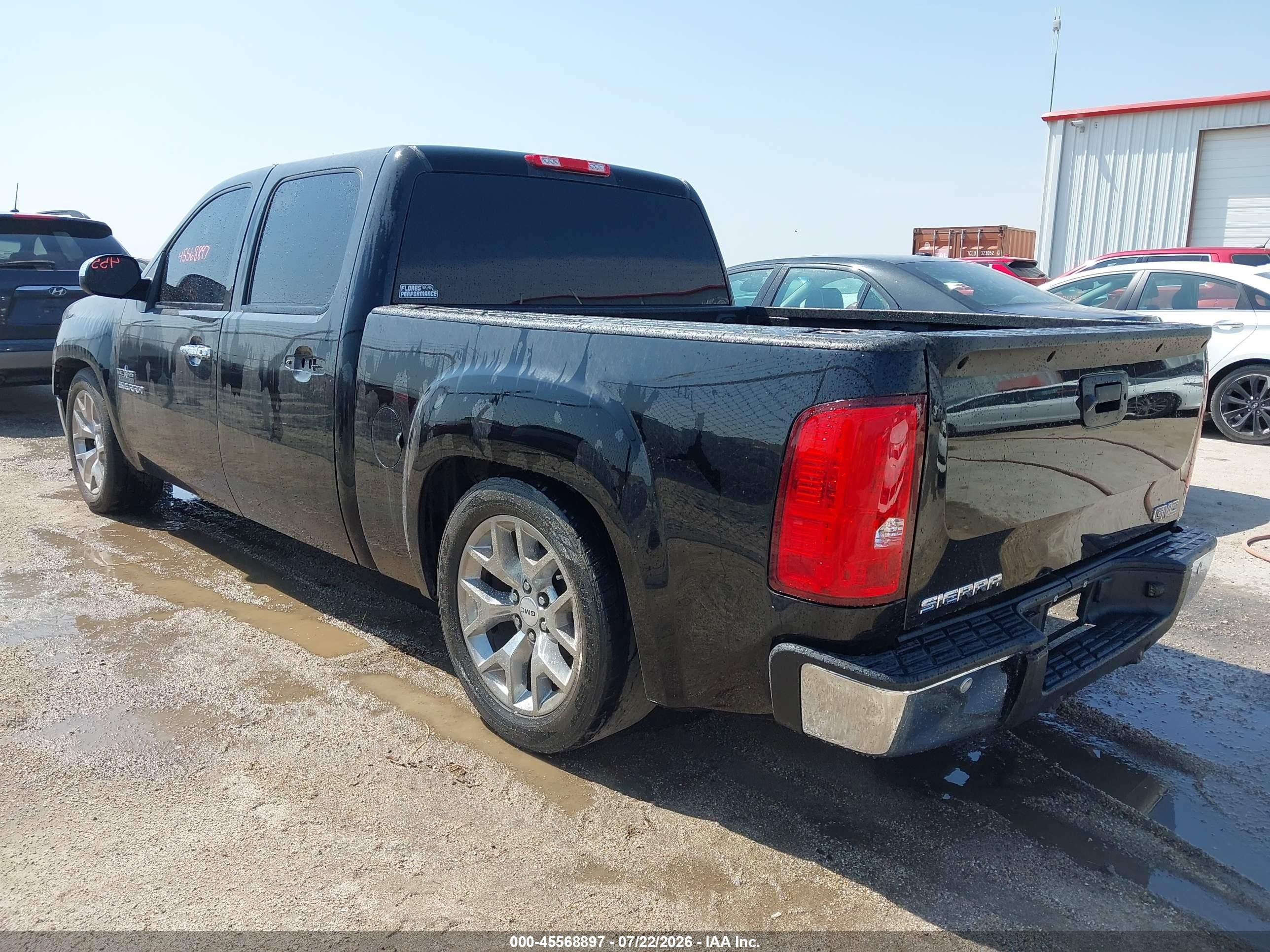 2012 Gmc Sierra 1500 Sle Черный vin: 3GTP1VE06CG244897