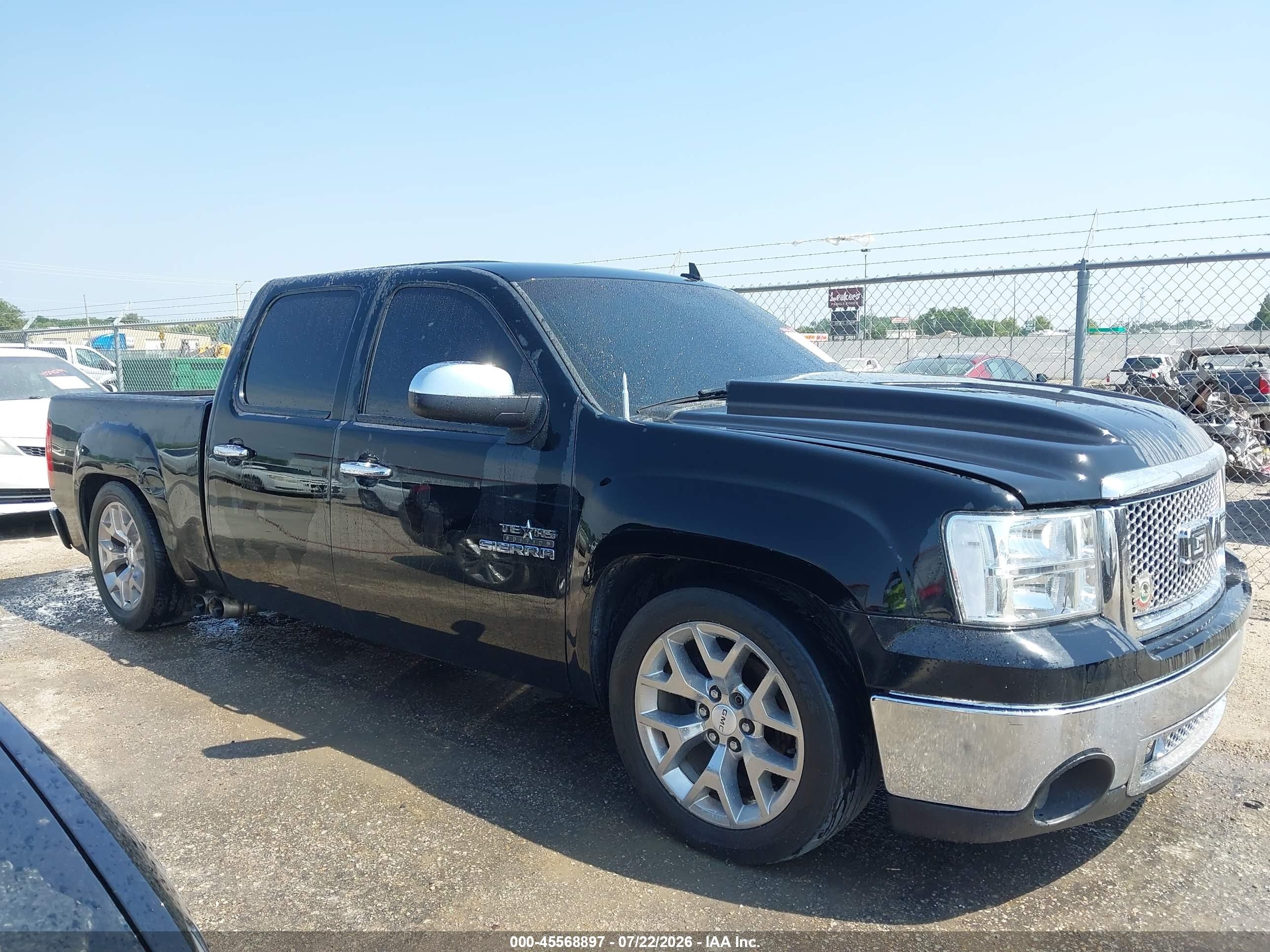2012 Gmc Sierra 1500 Sle Черный vin: 3GTP1VE06CG244897