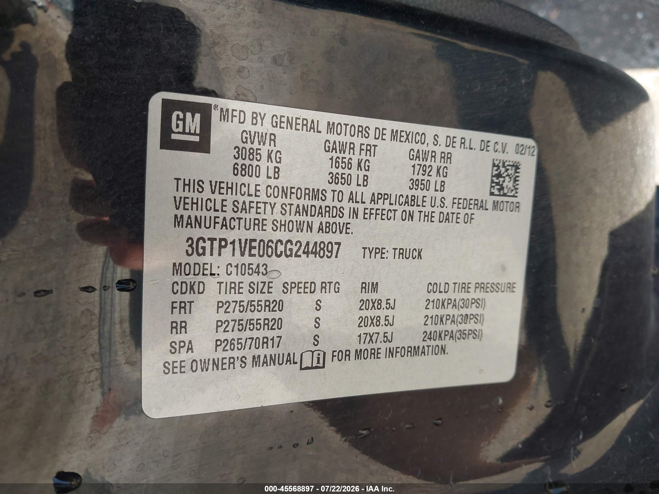 2012 Gmc Sierra 1500 Sle Черный vin: 3GTP1VE06CG244897