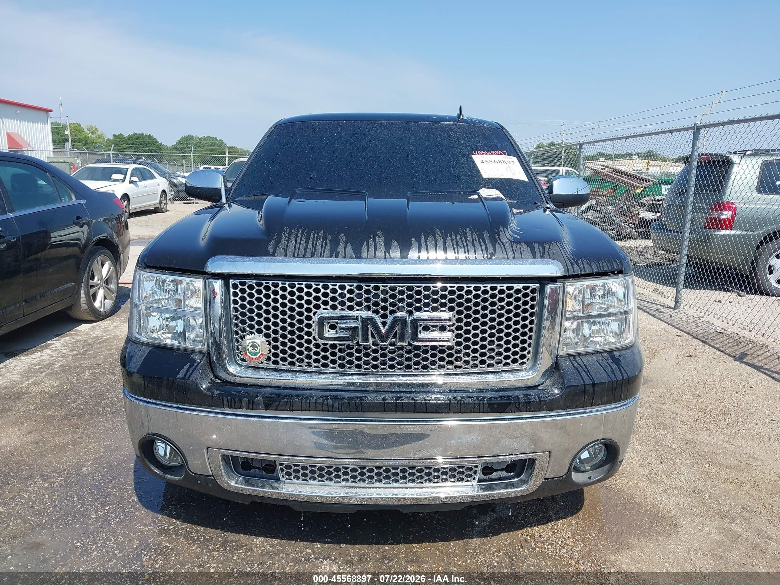 2012 Gmc Sierra 1500 Sle Черный vin: 3GTP1VE06CG244897