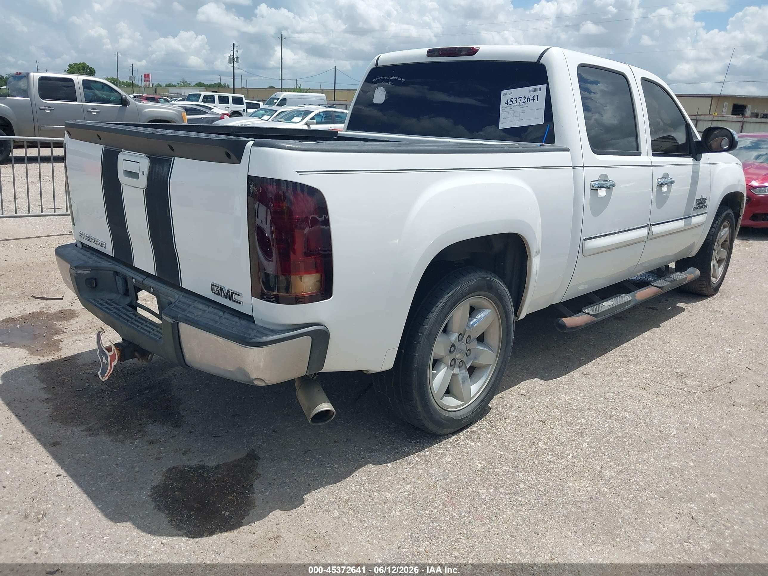 2013 Gmc Sierra 1500 Sle White vin: 3GTP1VE06DG171290