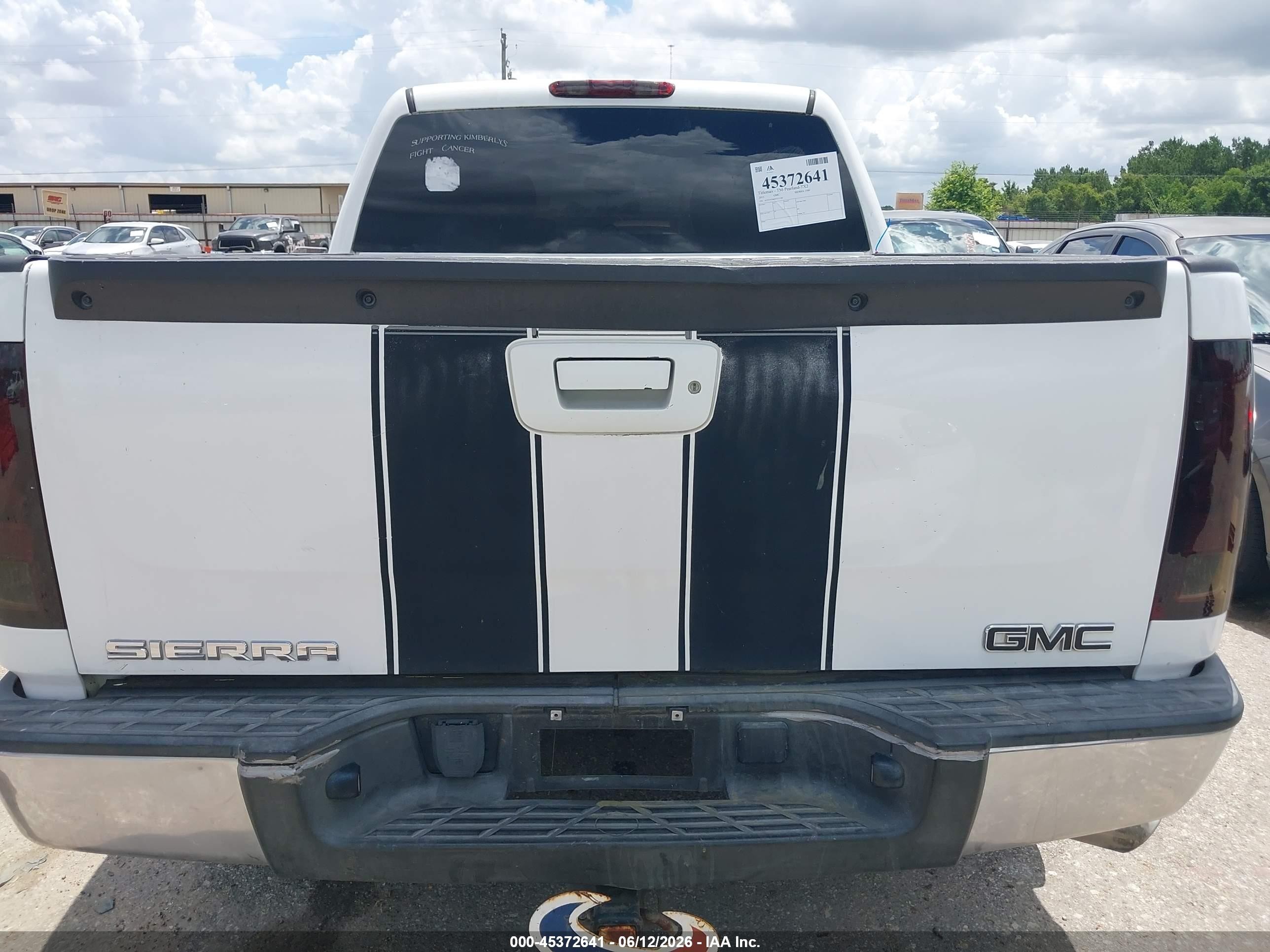 2013 Gmc Sierra 1500 Sle White vin: 3GTP1VE06DG171290