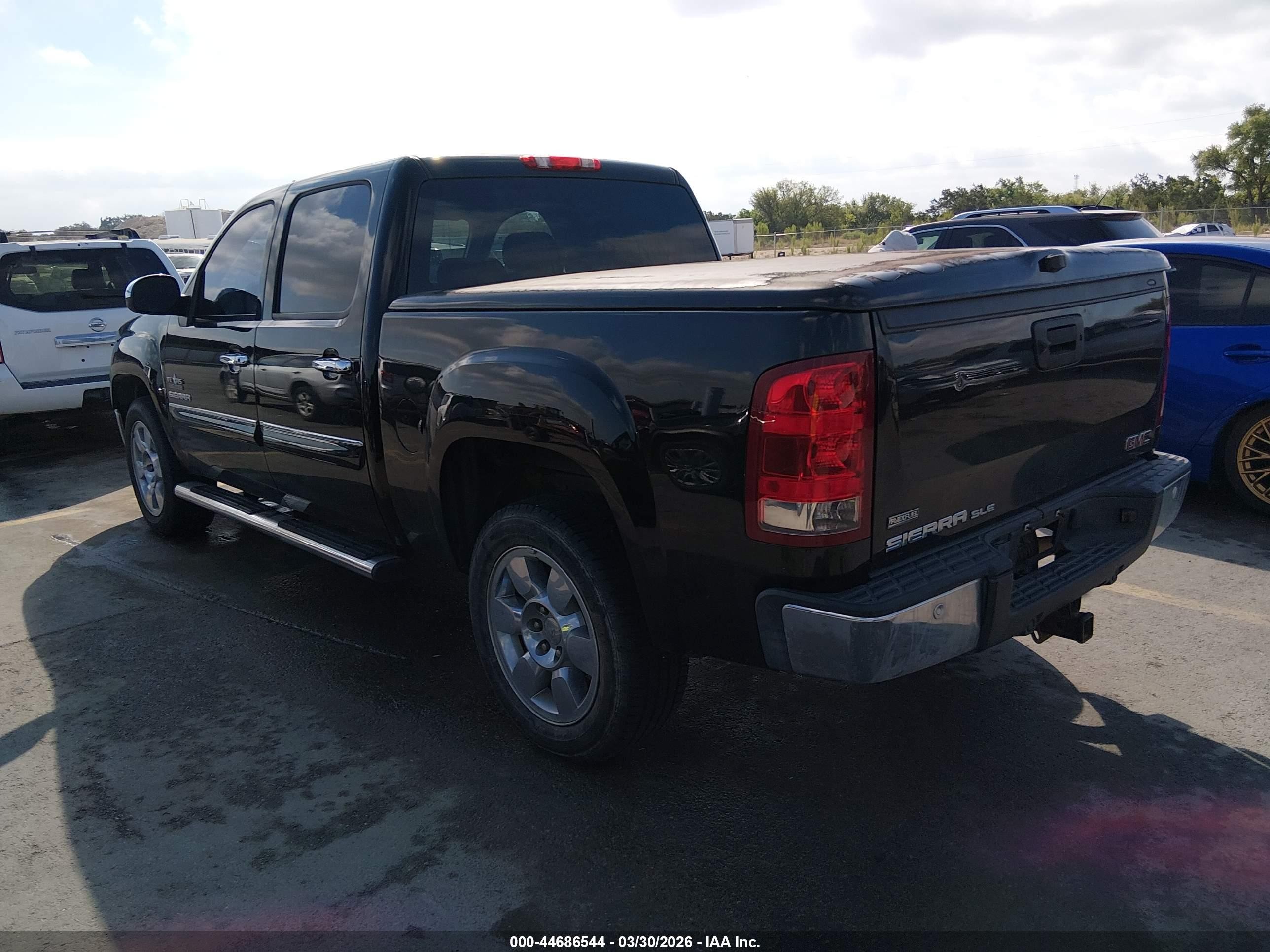 2011 Gmc Sierra 1500 Sle Black vin: 3GTP1VE07BG112407