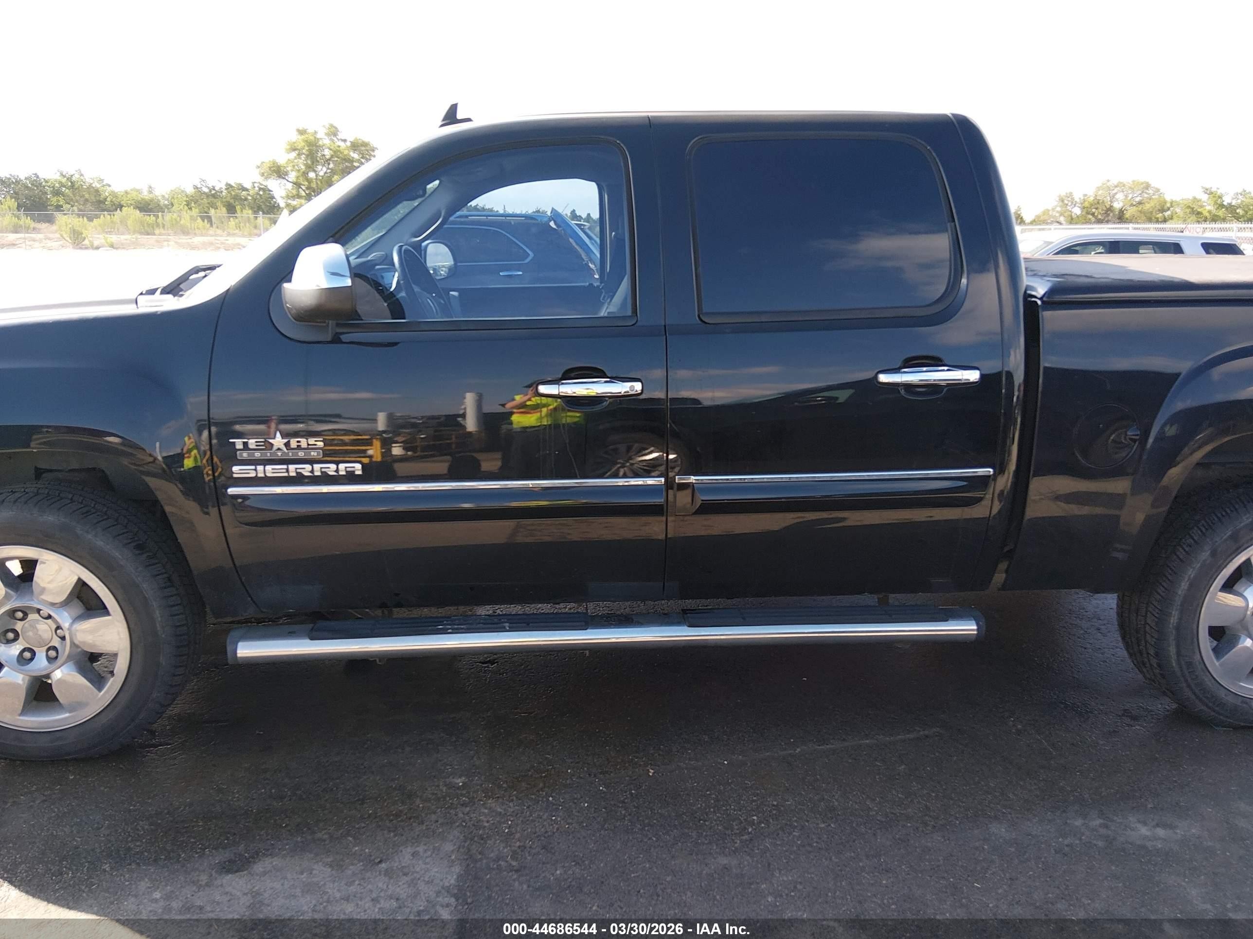 2011 Gmc Sierra 1500 Sle Black vin: 3GTP1VE07BG112407
