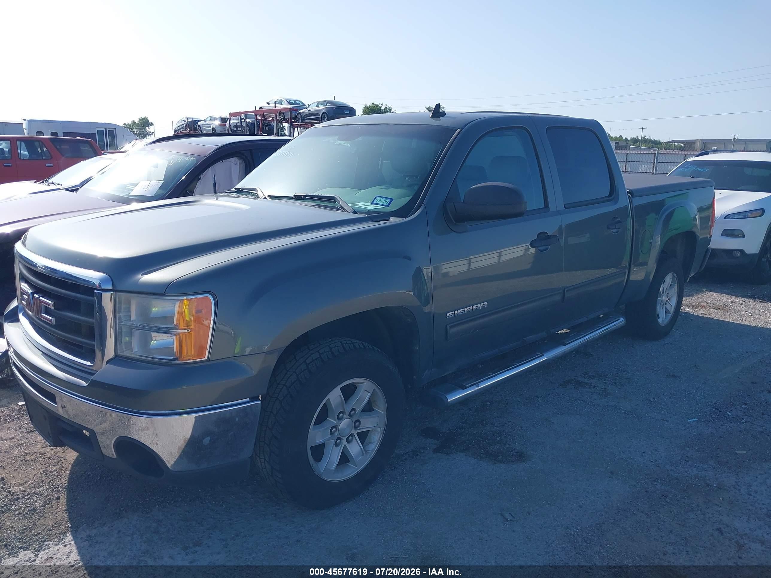 2011 Gmc Sierra 1500 Sle Gray vin: 3GTP1VE07BG122578