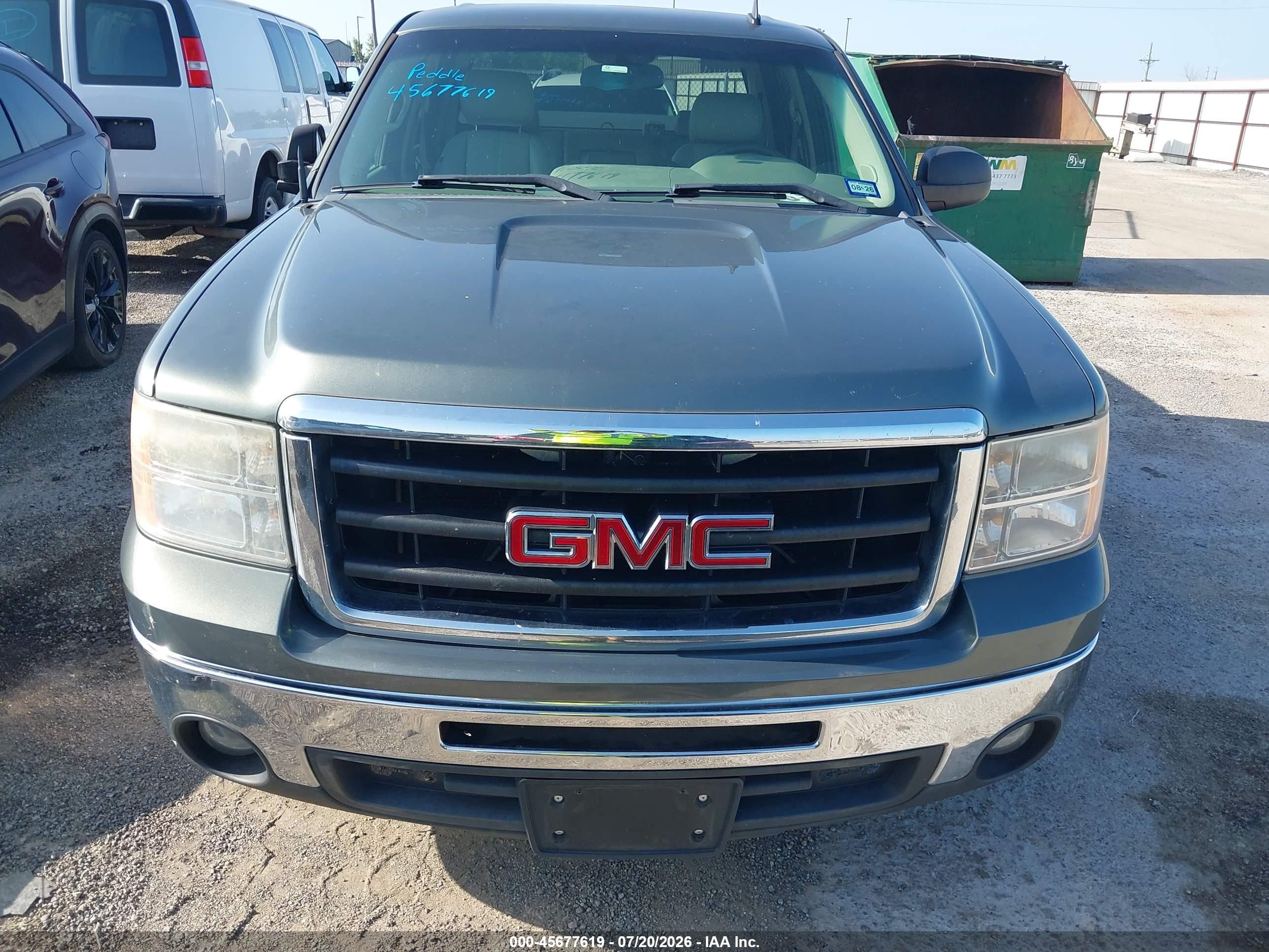 2011 Gmc Sierra 1500 Sle Gray vin: 3GTP1VE07BG122578