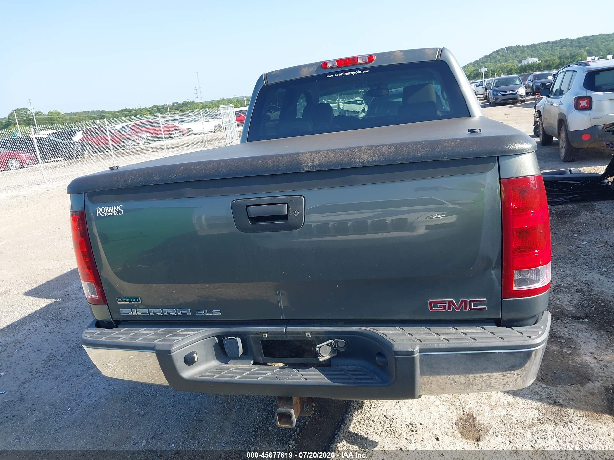 2011 Gmc Sierra 1500 Sle Gray vin: 3GTP1VE07BG122578