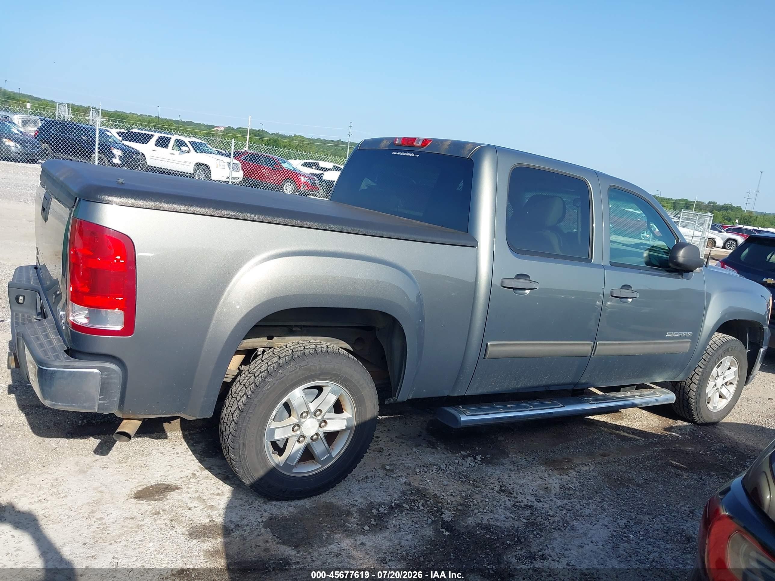 2011 Gmc Sierra 1500 Sle Gray vin: 3GTP1VE07BG122578