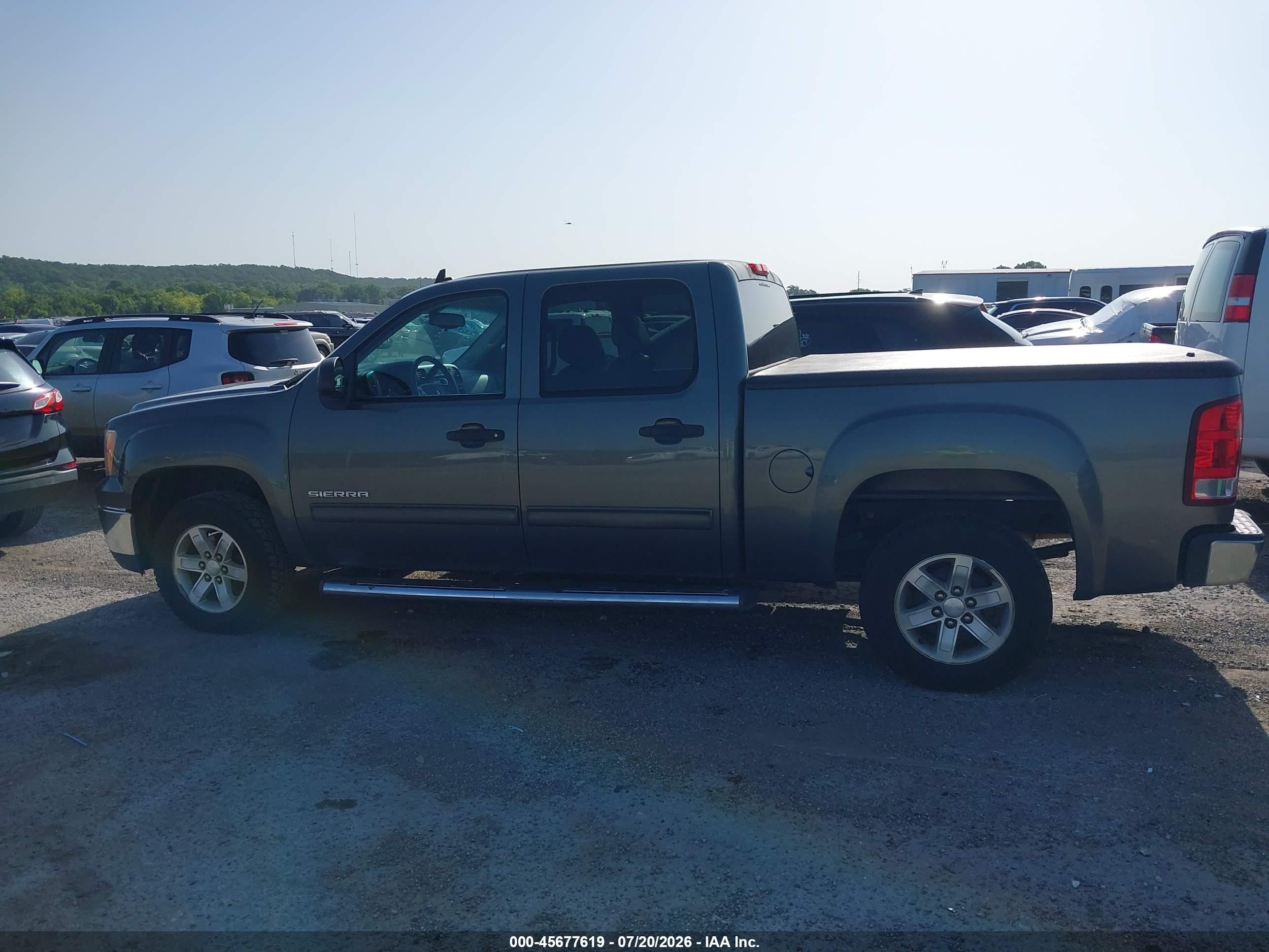 2011 Gmc Sierra 1500 Sle Gray vin: 3GTP1VE07BG122578