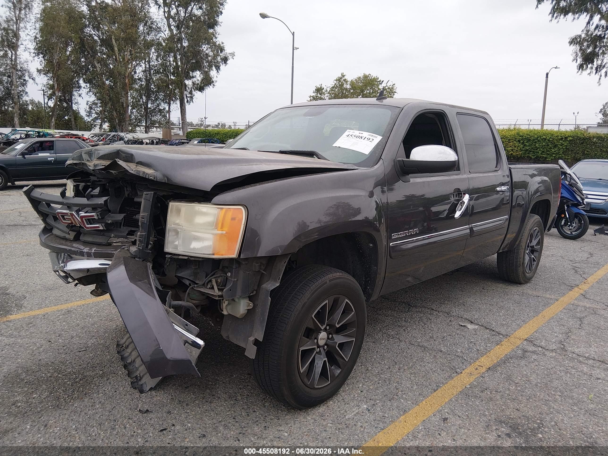 2011 Gmc Sierra 1500 Sle Gray vin: 3GTP1VE07BG167097