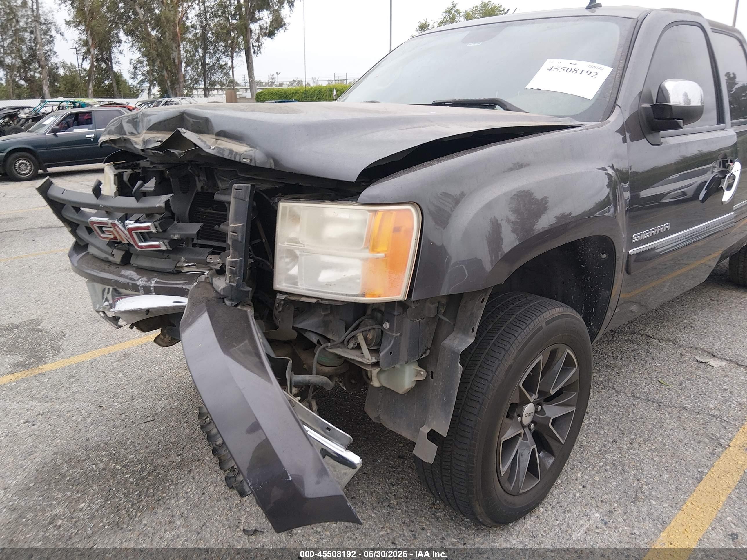 2011 Gmc Sierra 1500 Sle Gray vin: 3GTP1VE07BG167097