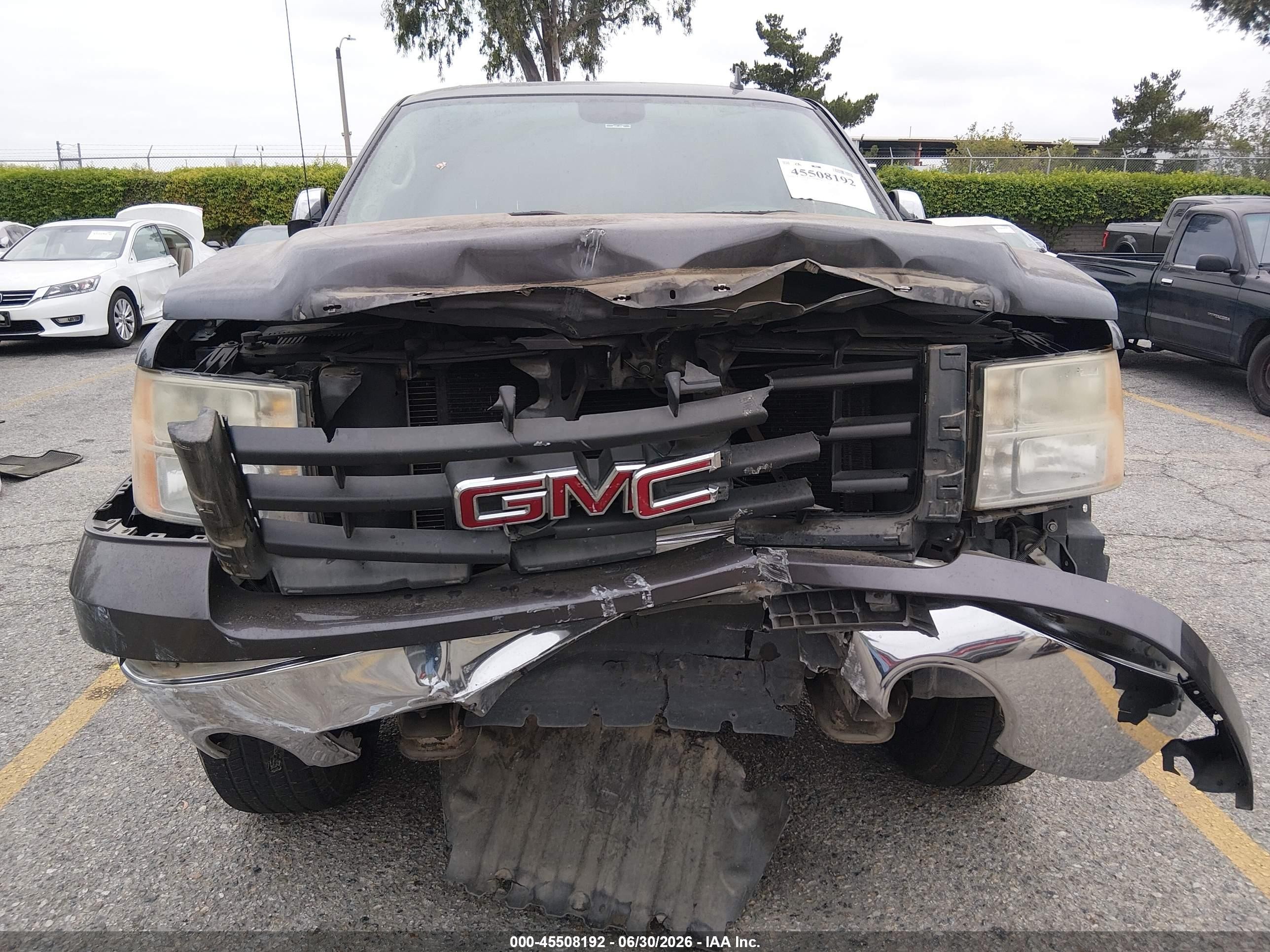 2011 Gmc Sierra 1500 Sle Gray vin: 3GTP1VE07BG167097