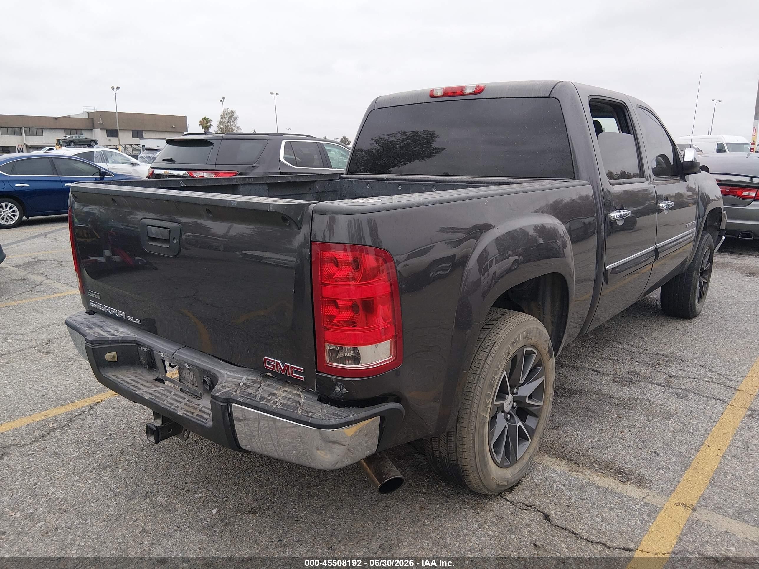 2011 Gmc Sierra 1500 Sle Gray vin: 3GTP1VE07BG167097