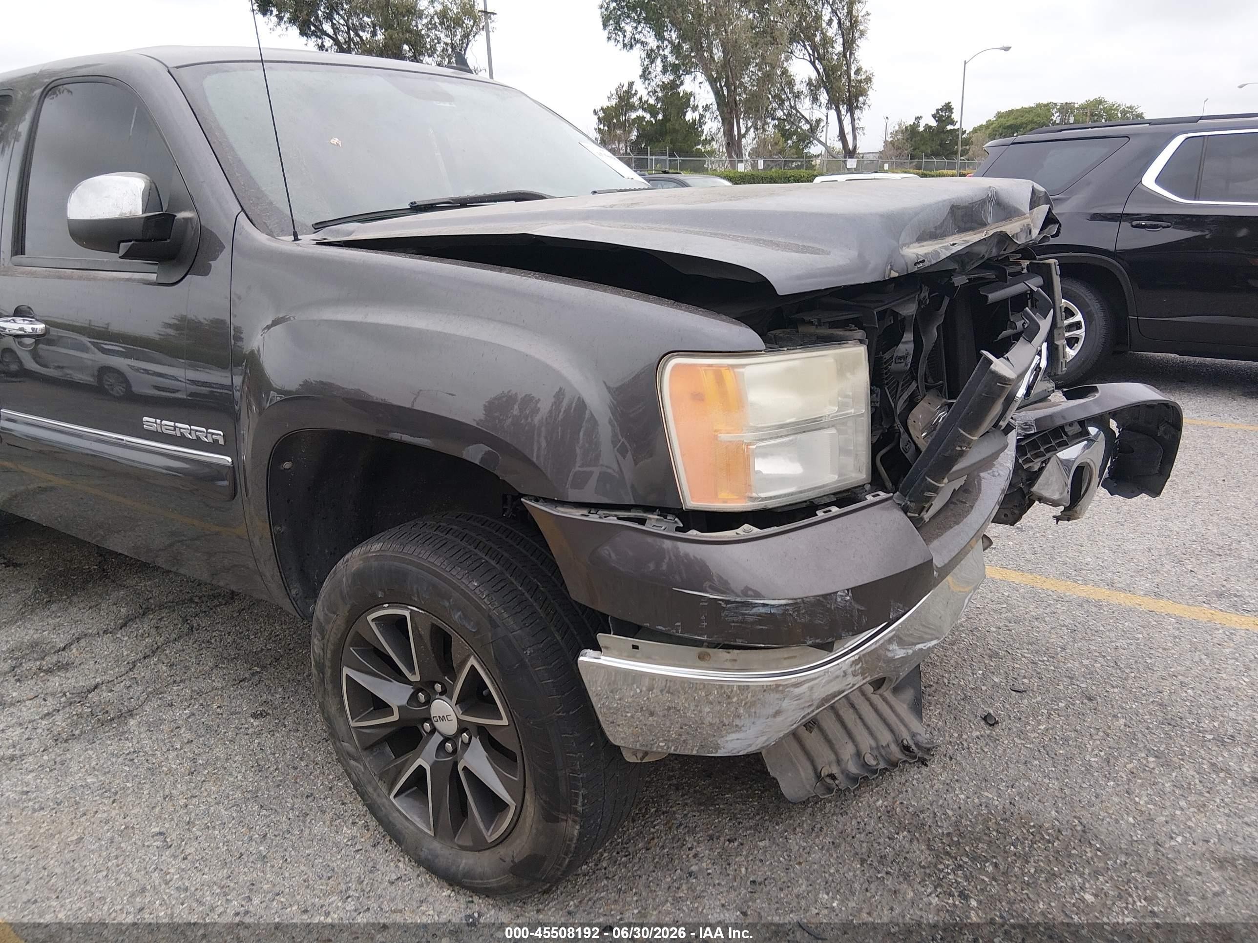 2011 Gmc Sierra 1500 Sle Gray vin: 3GTP1VE07BG167097