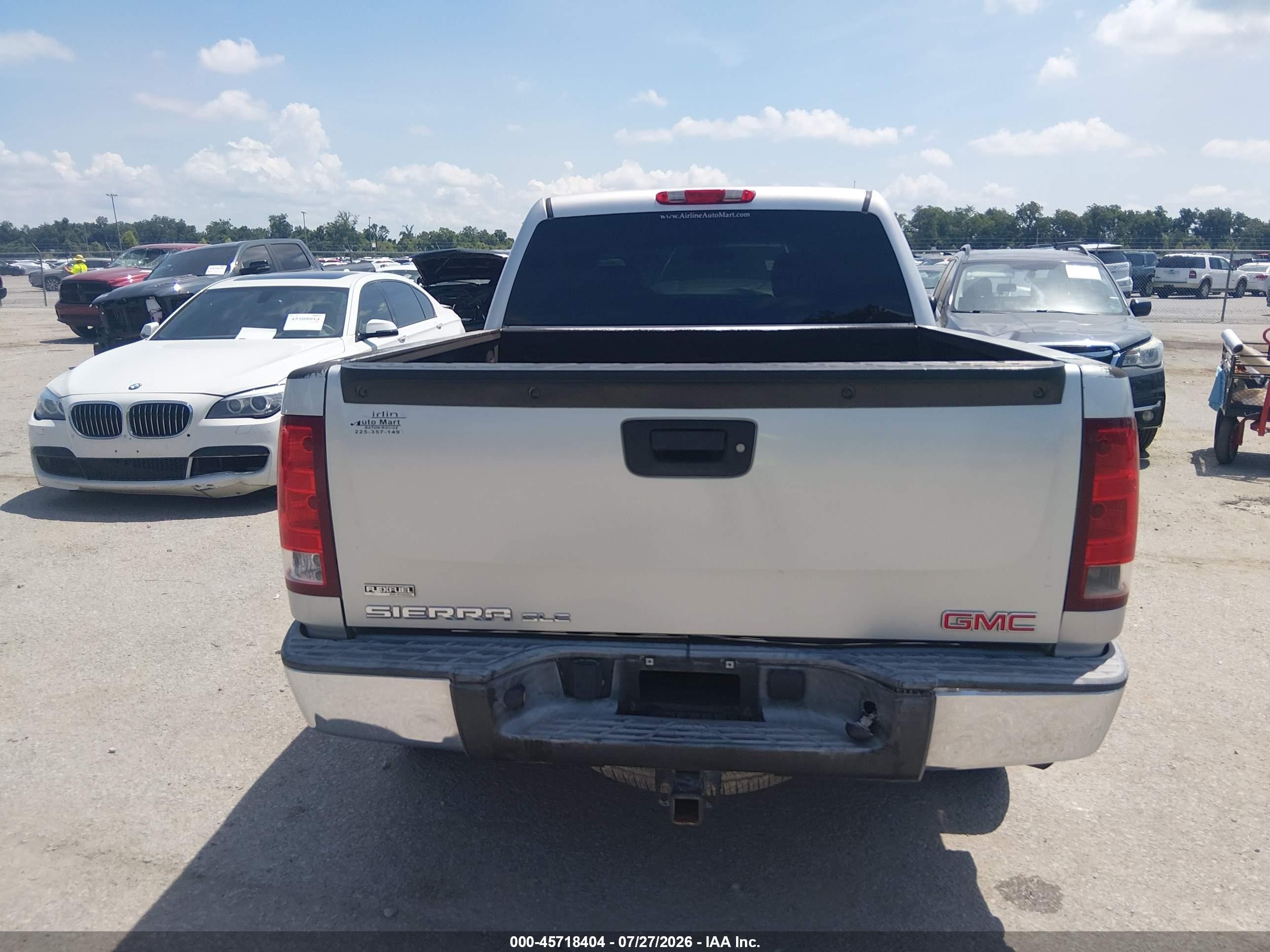 2011 Gmc Sierra 1500 Sle Silver vin: 3GTP1VE07BG219814