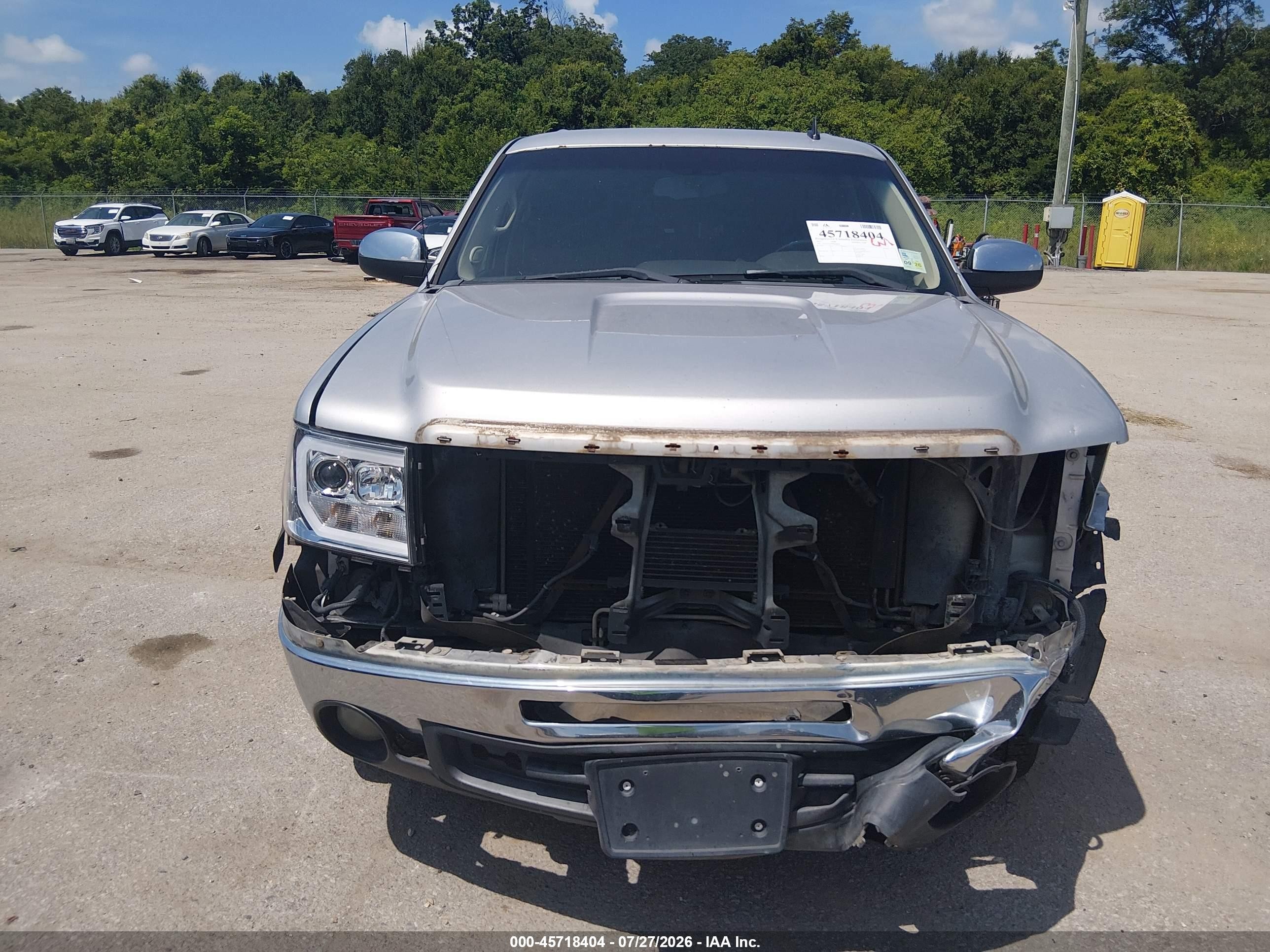 2011 Gmc Sierra 1500 Sle Silver vin: 3GTP1VE07BG219814