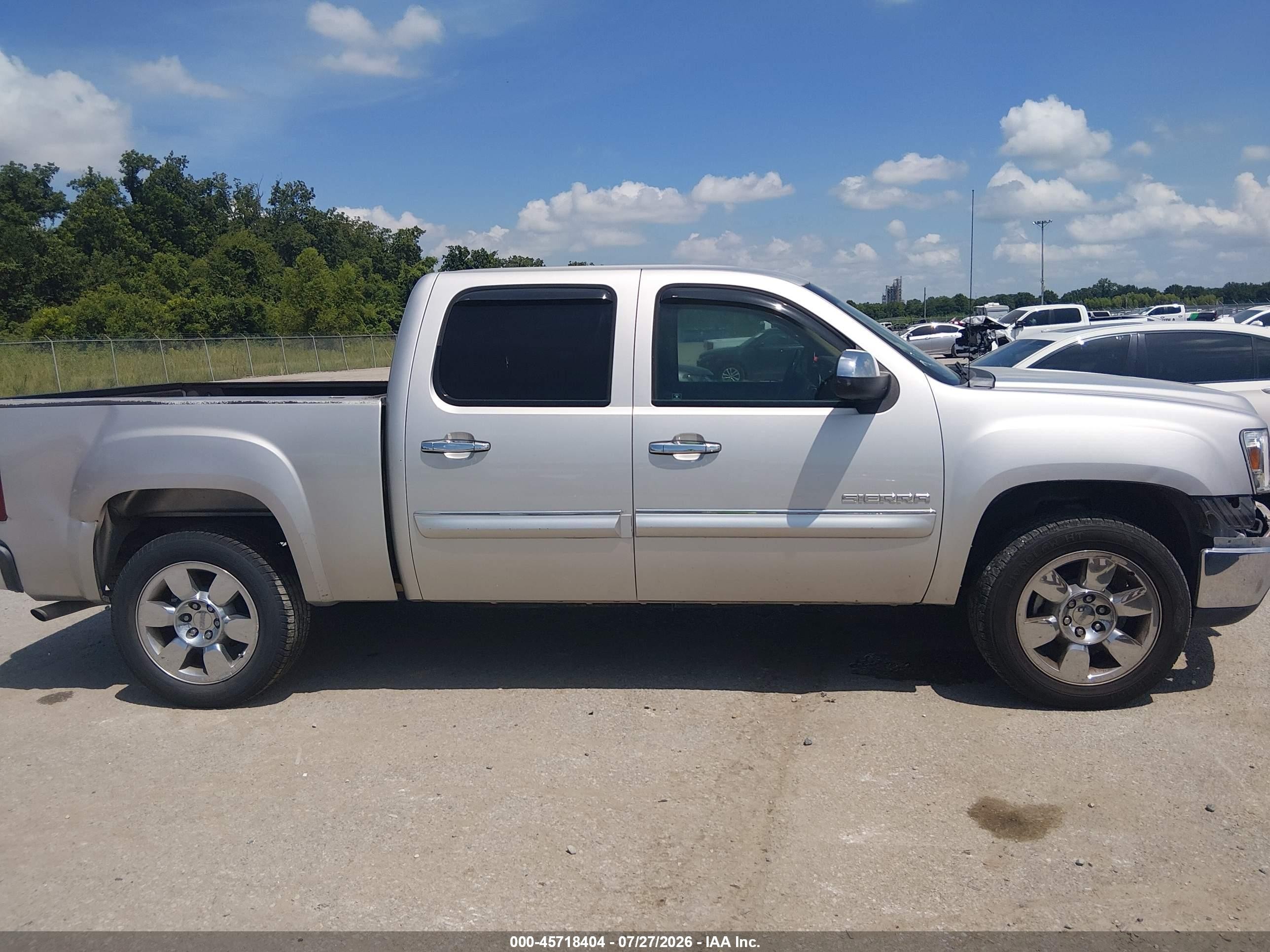 2011 Gmc Sierra 1500 Sle Silver vin: 3GTP1VE07BG219814