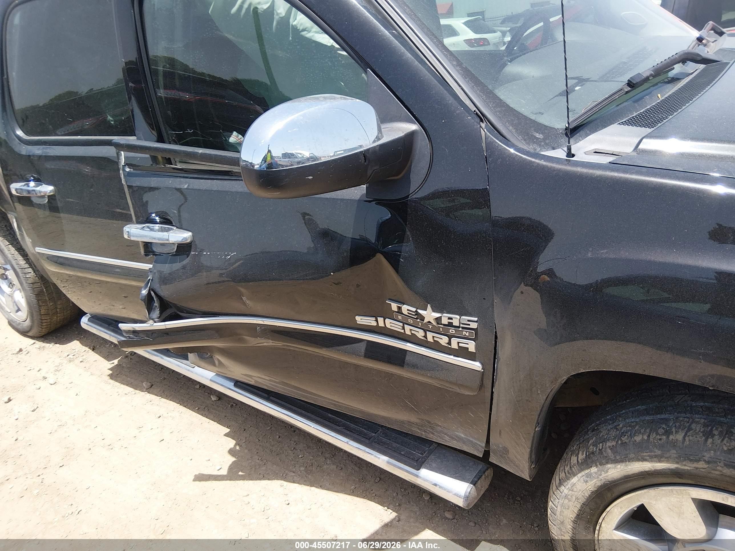 2011 Gmc Sierra 1500 Sle Black vin: 3GTP1VE07BG351570