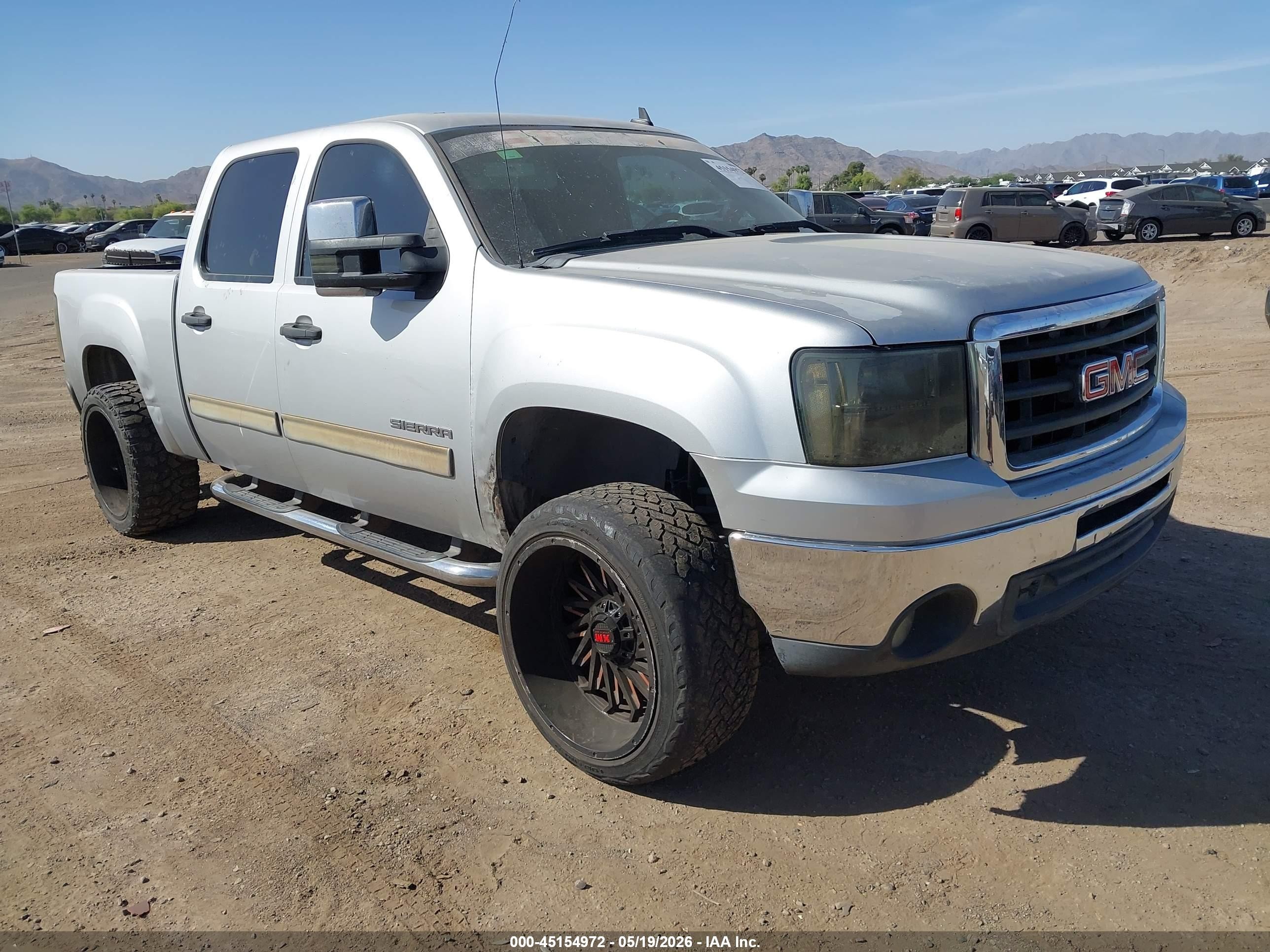 2011 Gmc Sierra 1500 Sle Silver vin: 3GTP1VE07BG367381