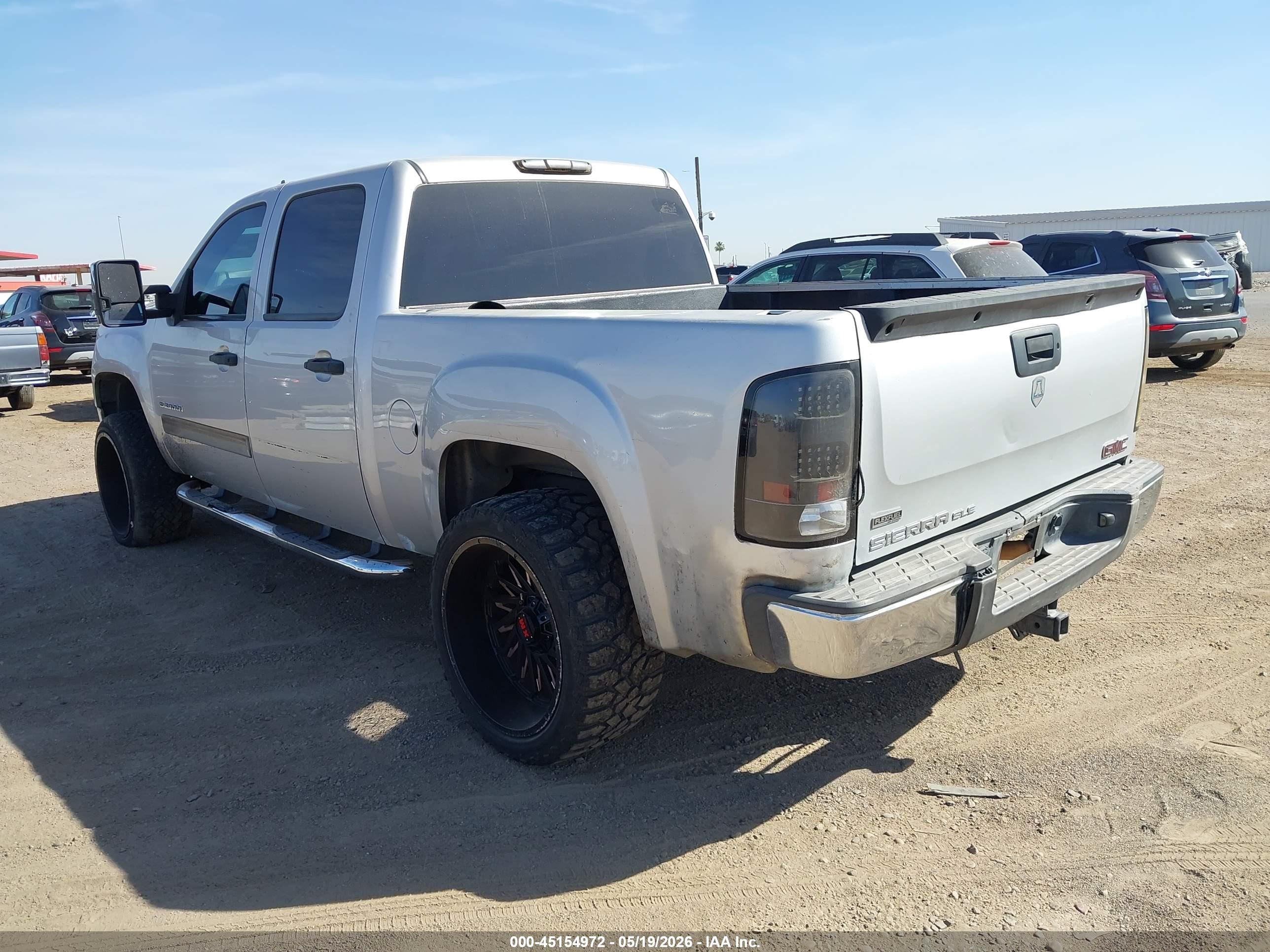2011 Gmc Sierra 1500 Sle Silver vin: 3GTP1VE07BG367381