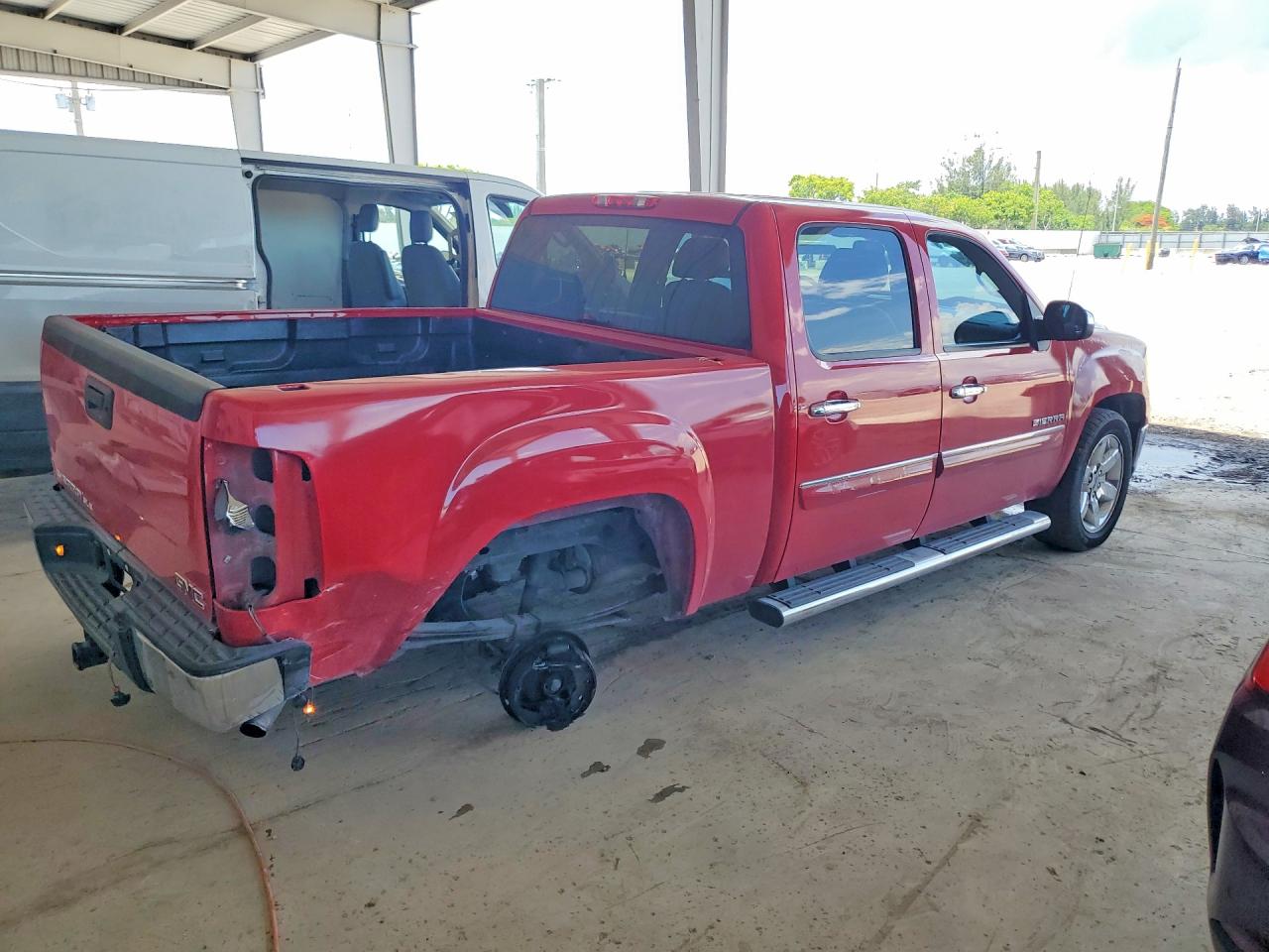 2012 Gmc Sierra C1500 Sle Red vin: 3GTP1VE07CG226294