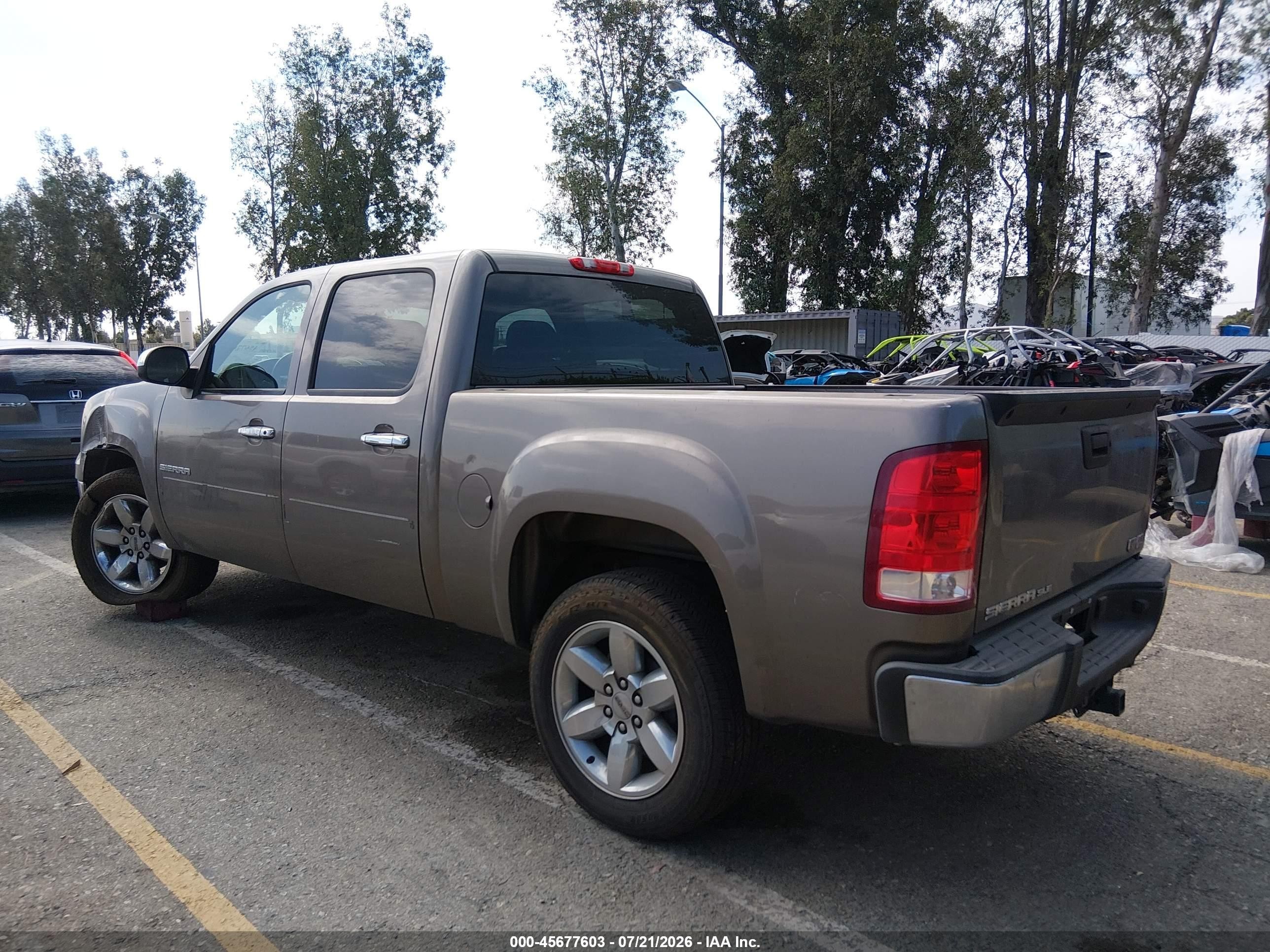 2012 Gmc Sierra 1500 Sle Gray vin: 3GTP1VE07CG284485