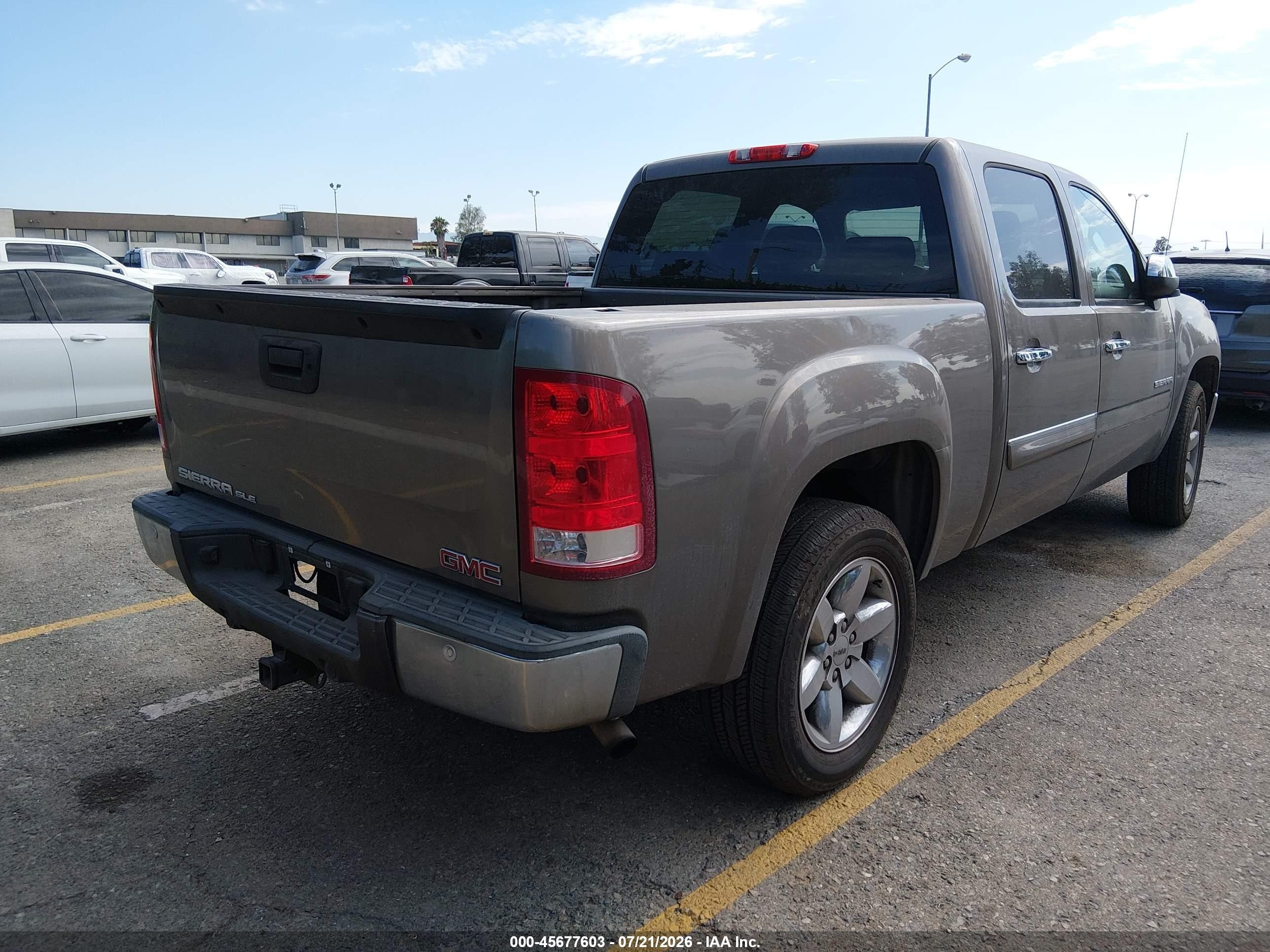 2012 Gmc Sierra 1500 Sle Gray vin: 3GTP1VE07CG284485