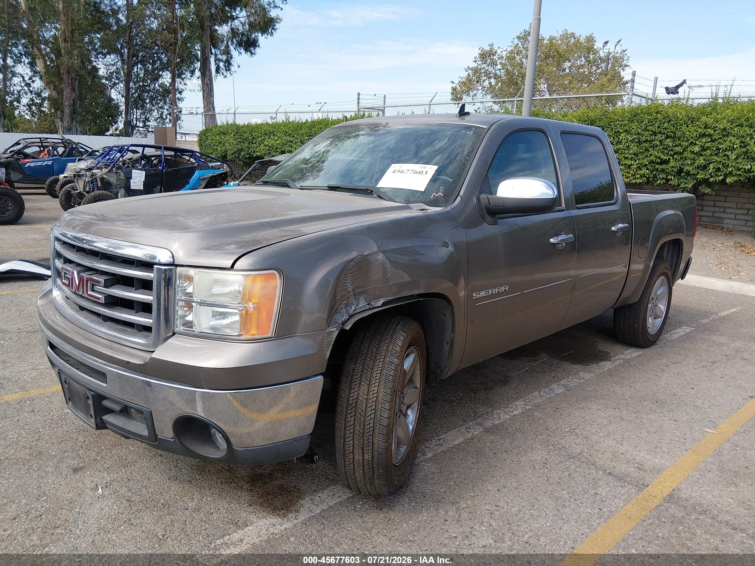 2012 Gmc Sierra 1500 Sle Gray vin: 3GTP1VE07CG284485