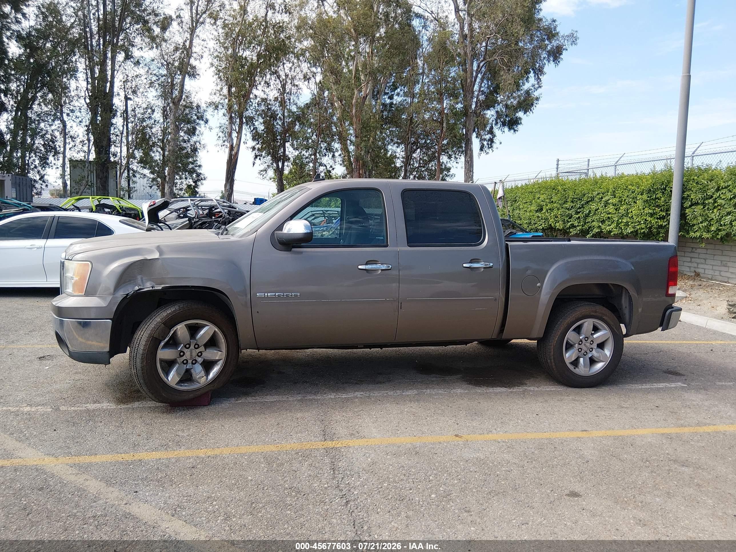 2012 Gmc Sierra 1500 Sle Gray vin: 3GTP1VE07CG284485