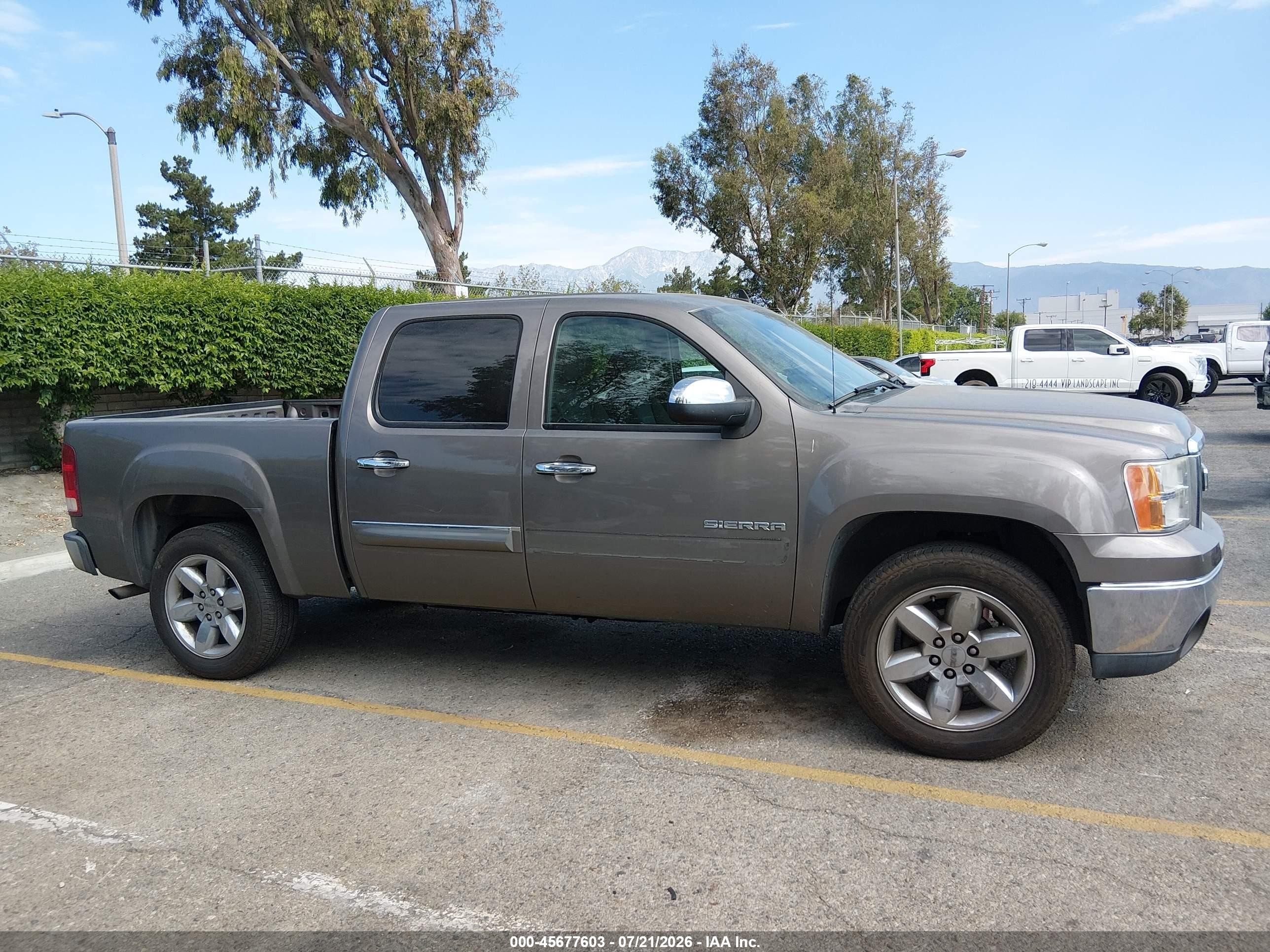 2012 Gmc Sierra 1500 Sle Gray vin: 3GTP1VE07CG284485