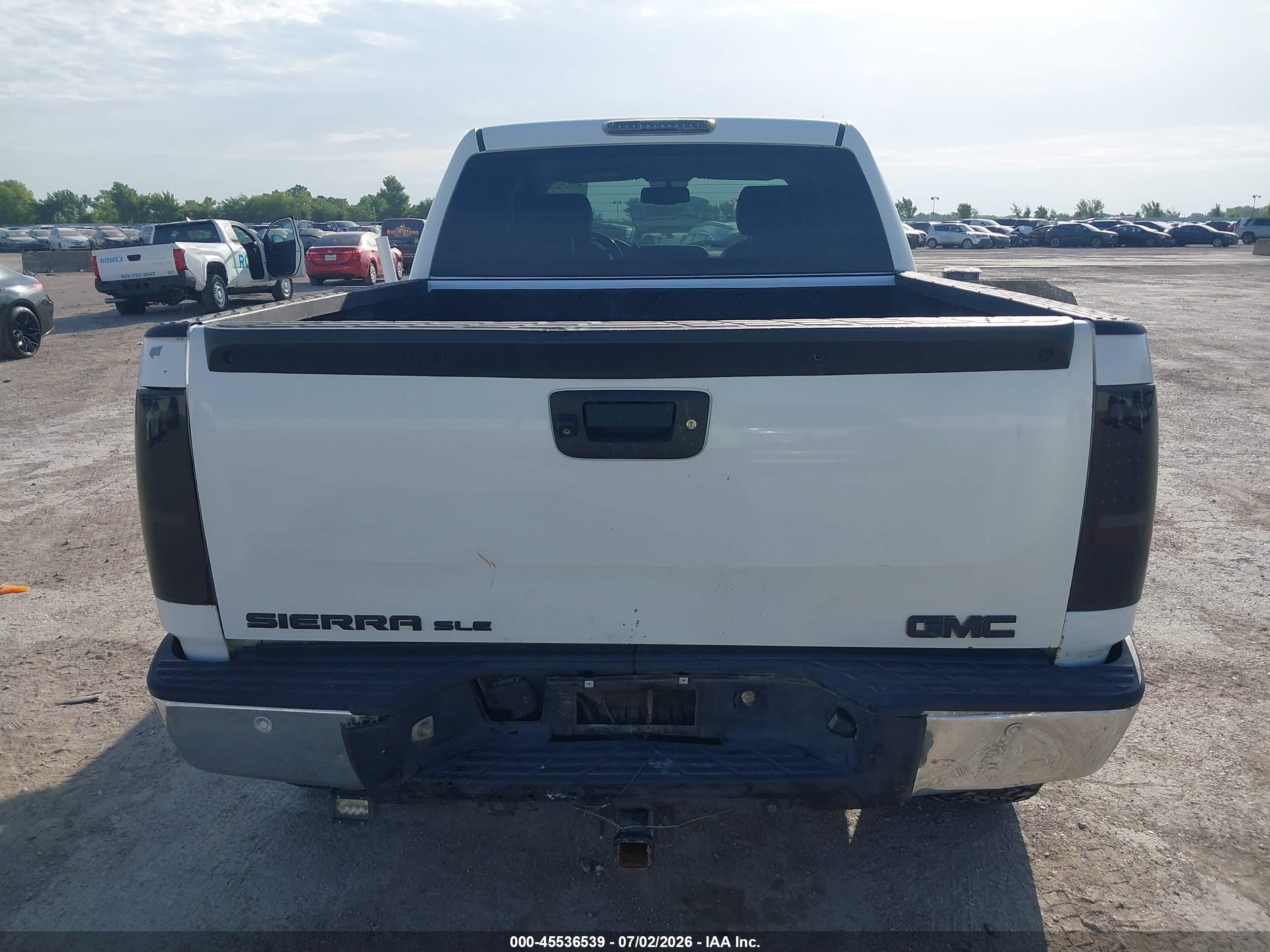 2012 Gmc Sierra 1500 Sle White vin: 3GTP1VE07CG310633
