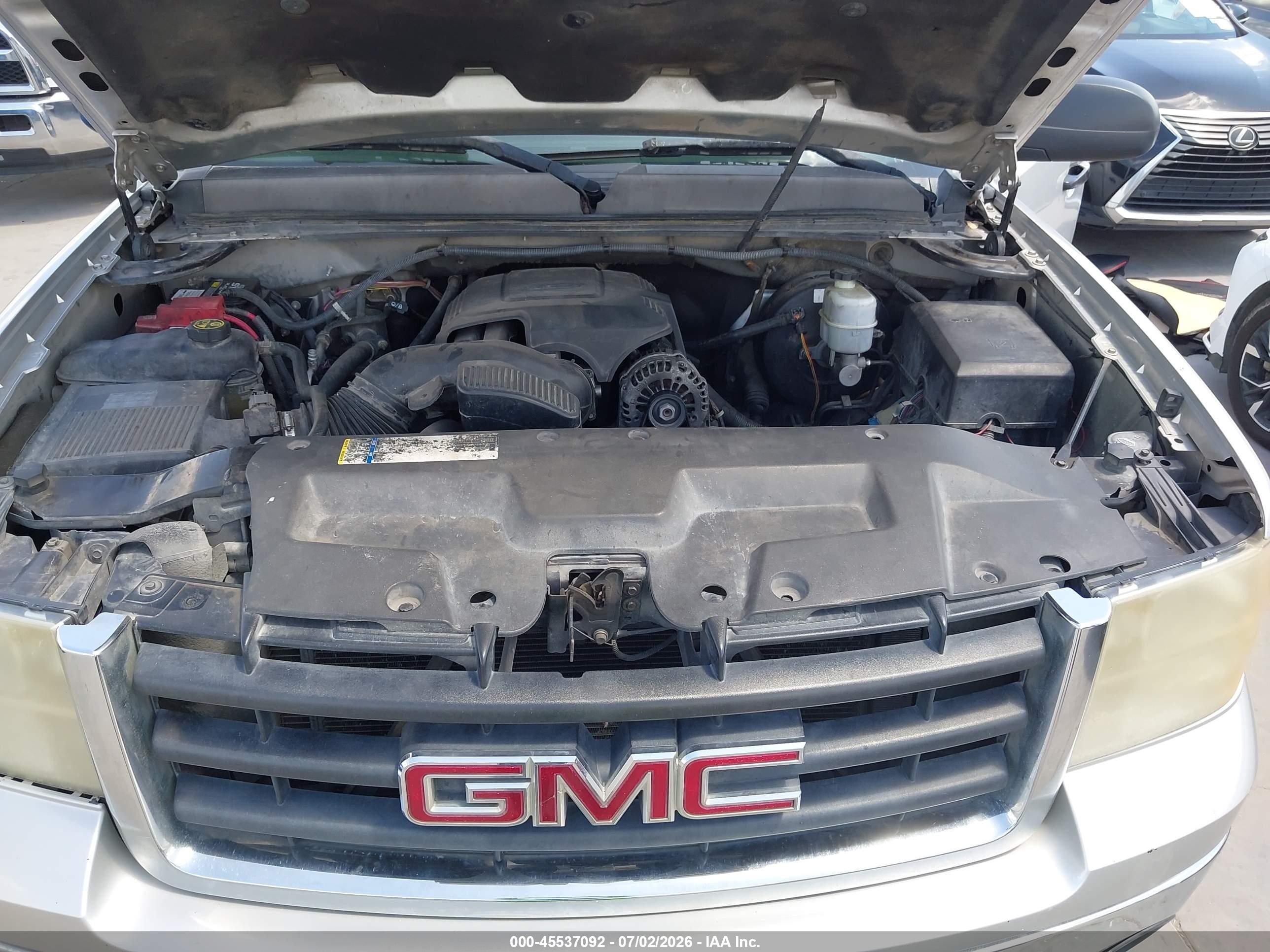 2011 Gmc Sierra 1500 Sle Серый vin: 3GTP1VE08BG106969