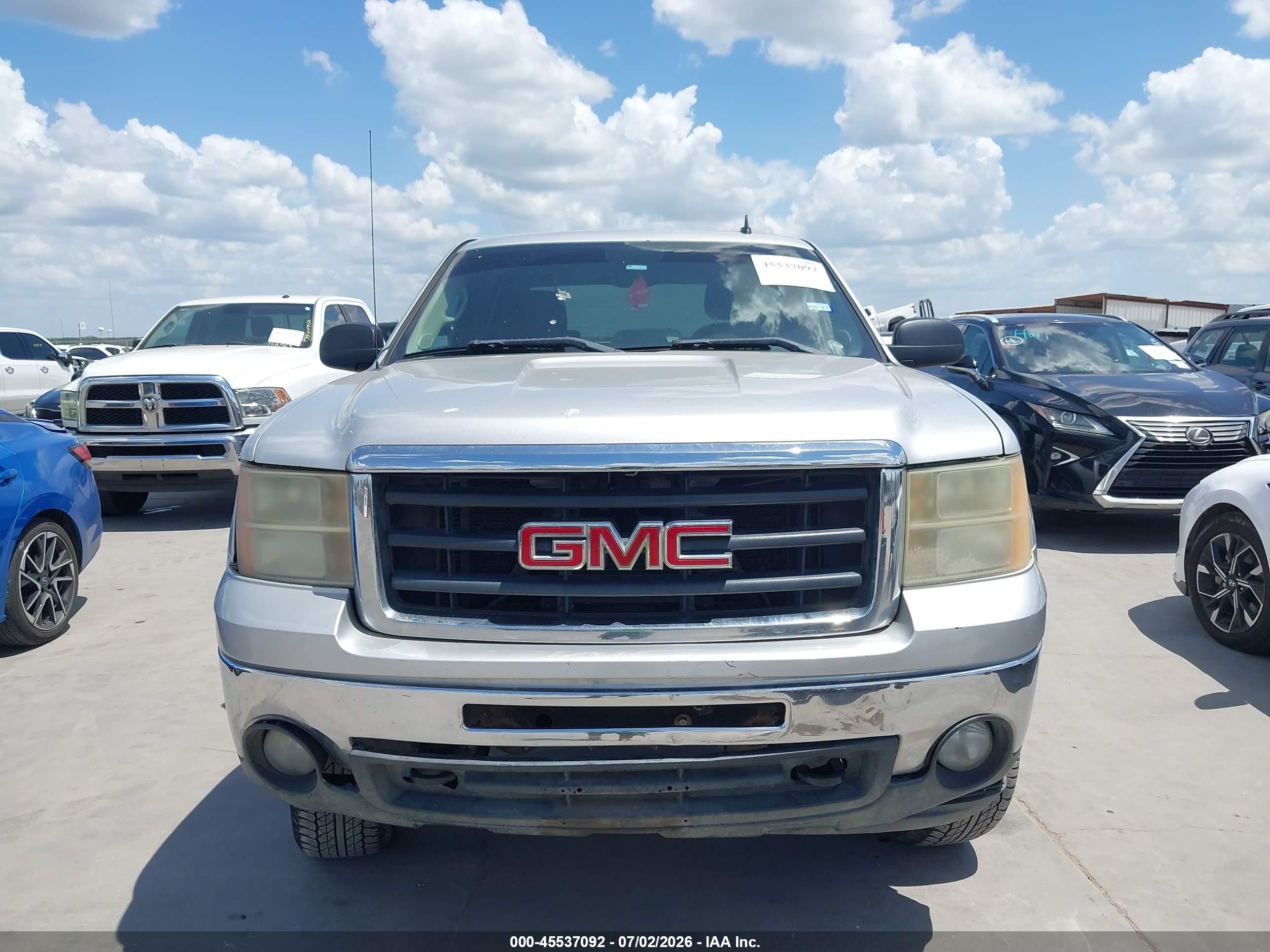 2011 Gmc Sierra 1500 Sle Серый vin: 3GTP1VE08BG106969