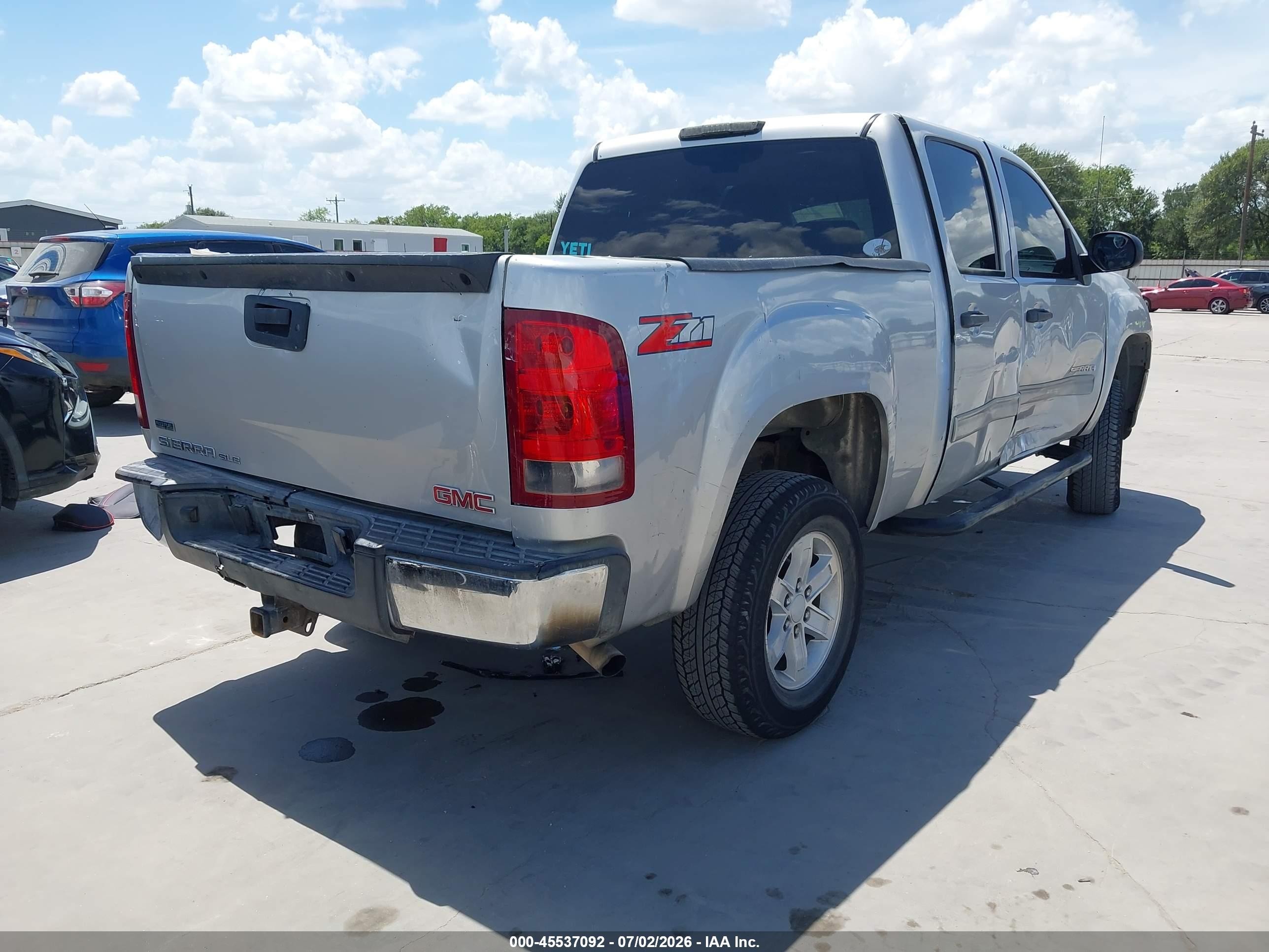 2011 Gmc Sierra 1500 Sle Серый vin: 3GTP1VE08BG106969
