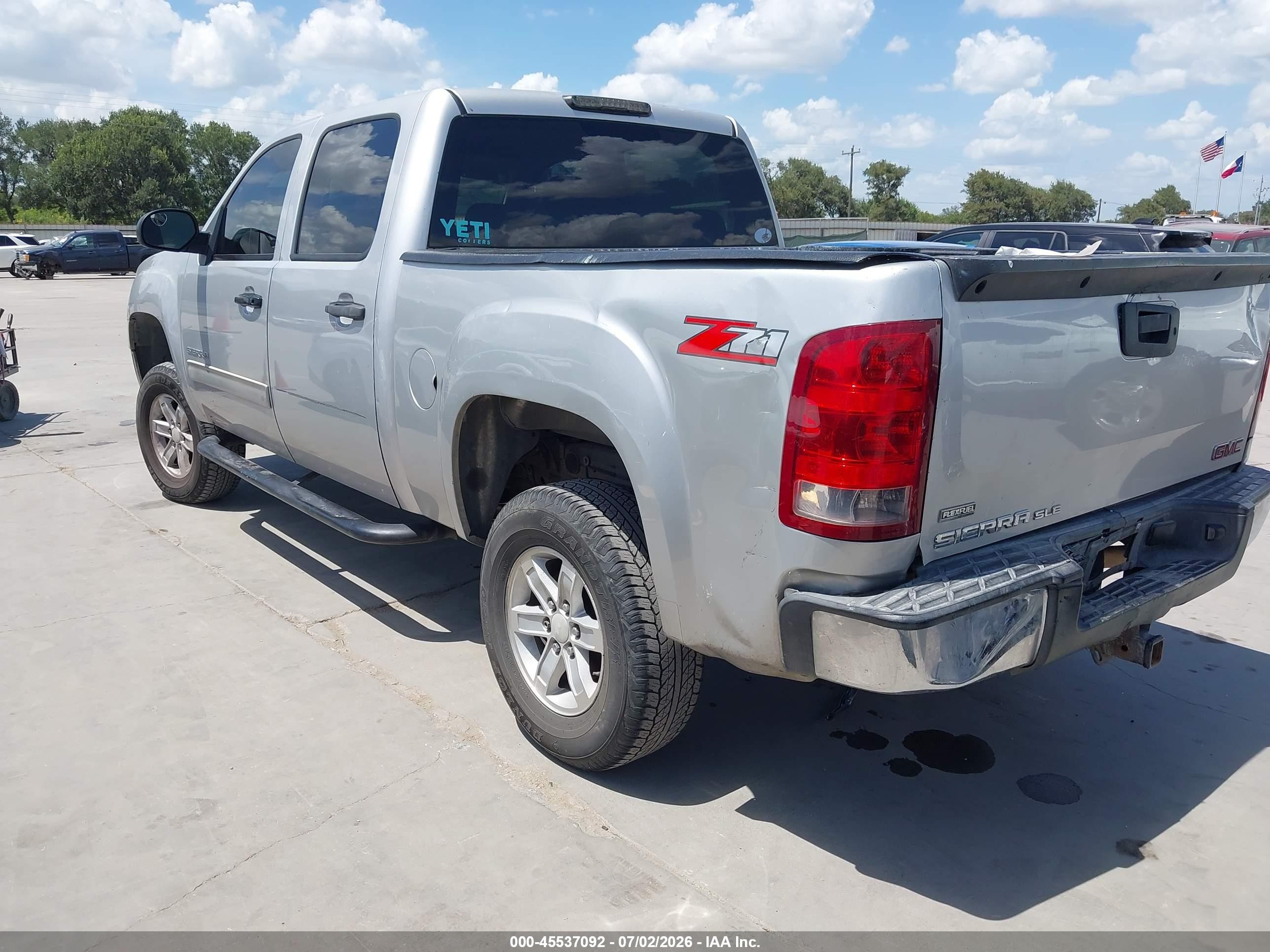 2011 Gmc Sierra 1500 Sle Серый vin: 3GTP1VE08BG106969
