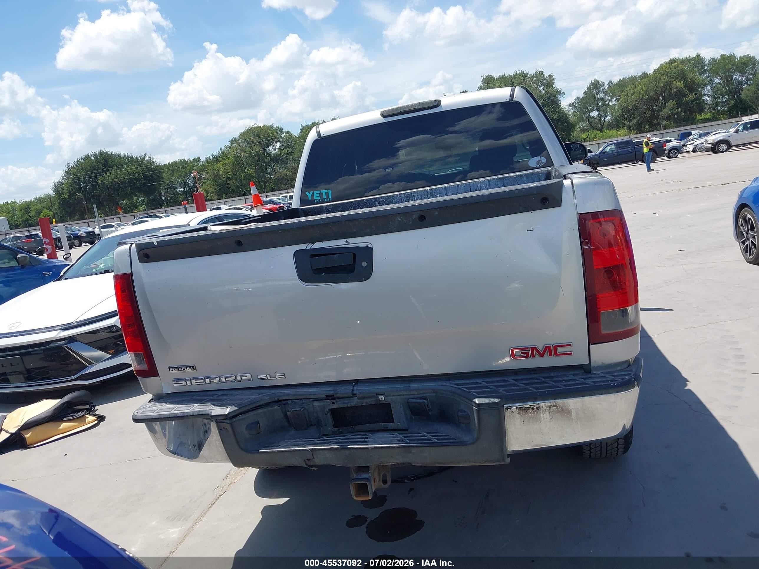 2011 Gmc Sierra 1500 Sle Серый vin: 3GTP1VE08BG106969